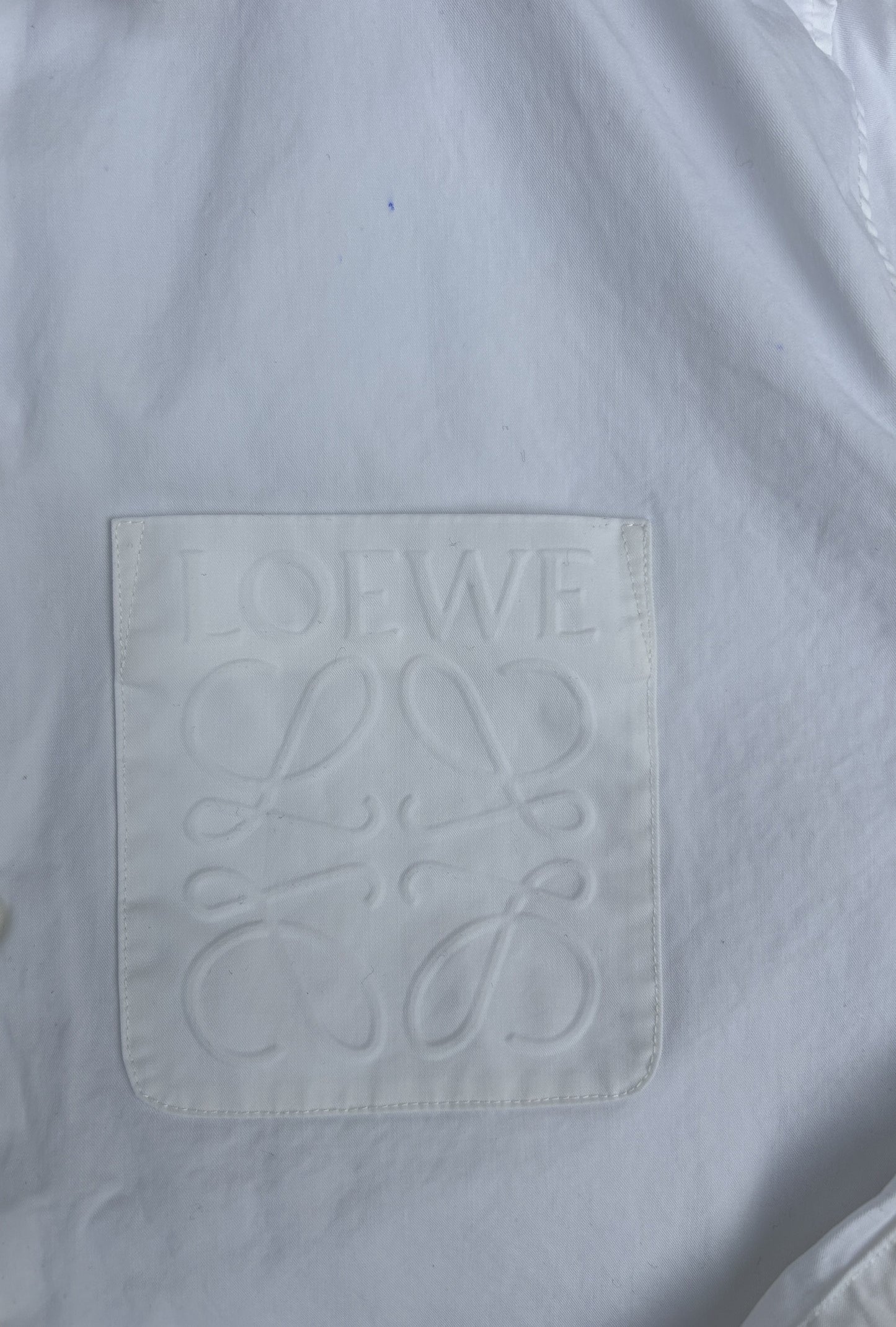 Loewe logo button up tshirt