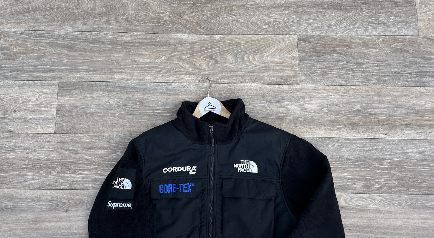 Supreme x TNF Cordura gore-tex panelled fleece jacket