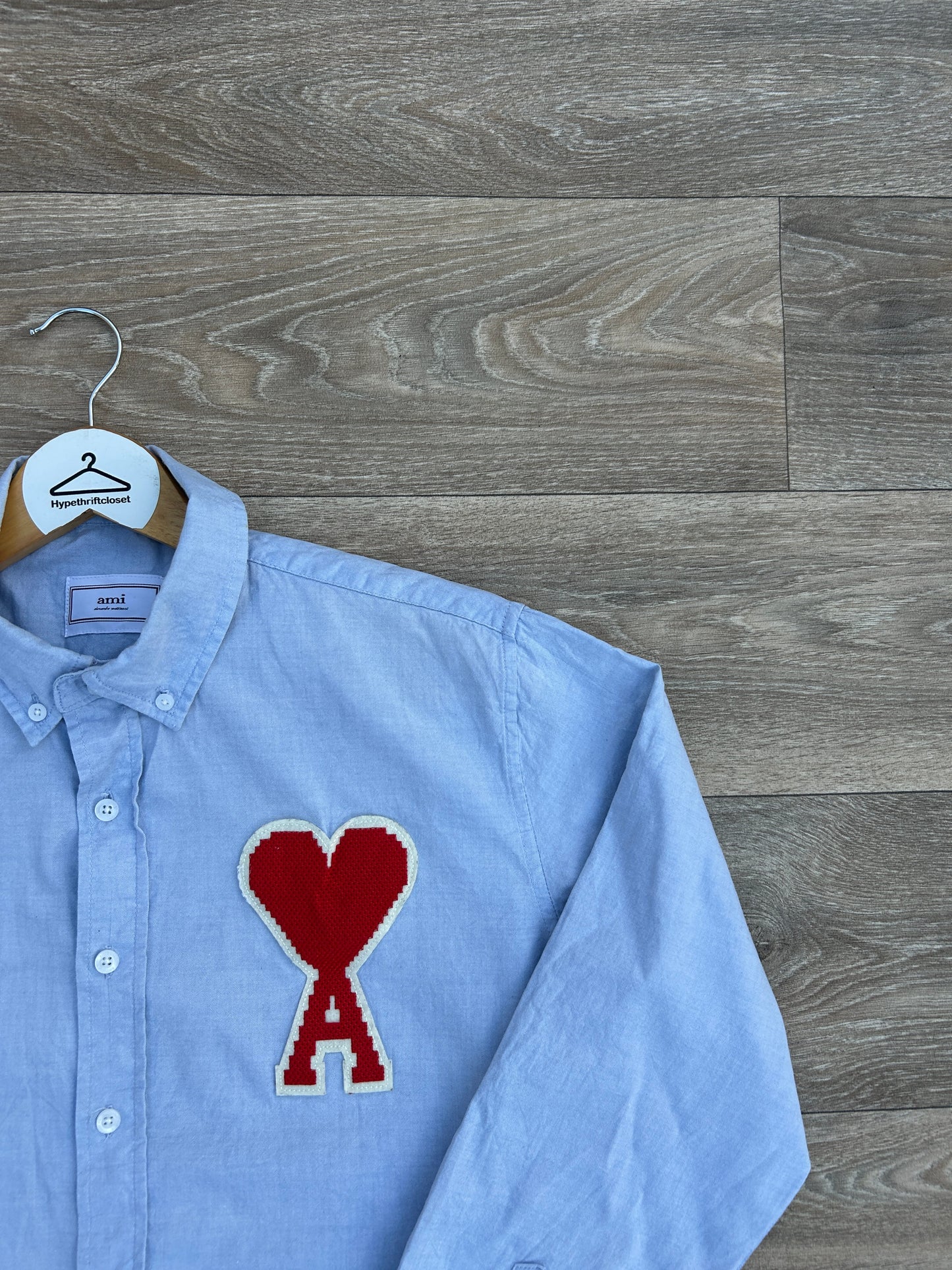 AMI logo button shirt