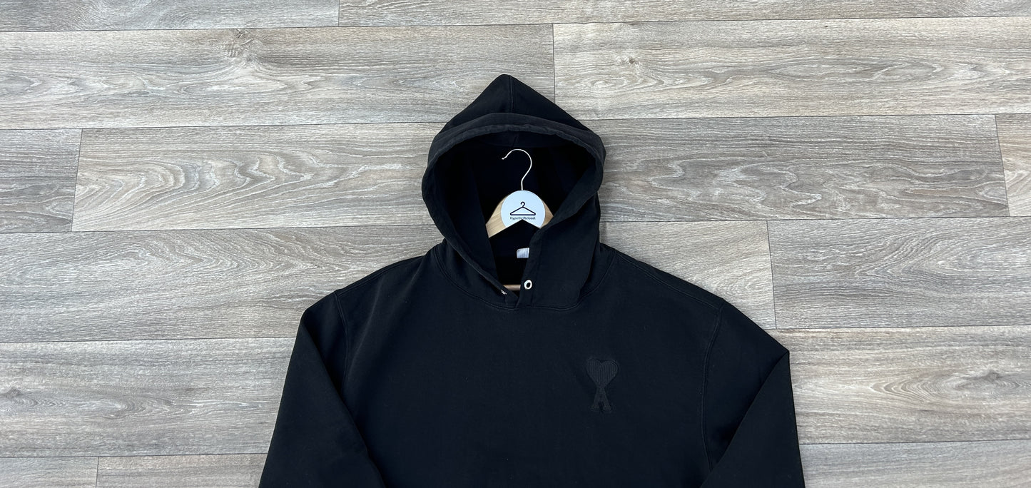 AMI Embroidered logo hoodie