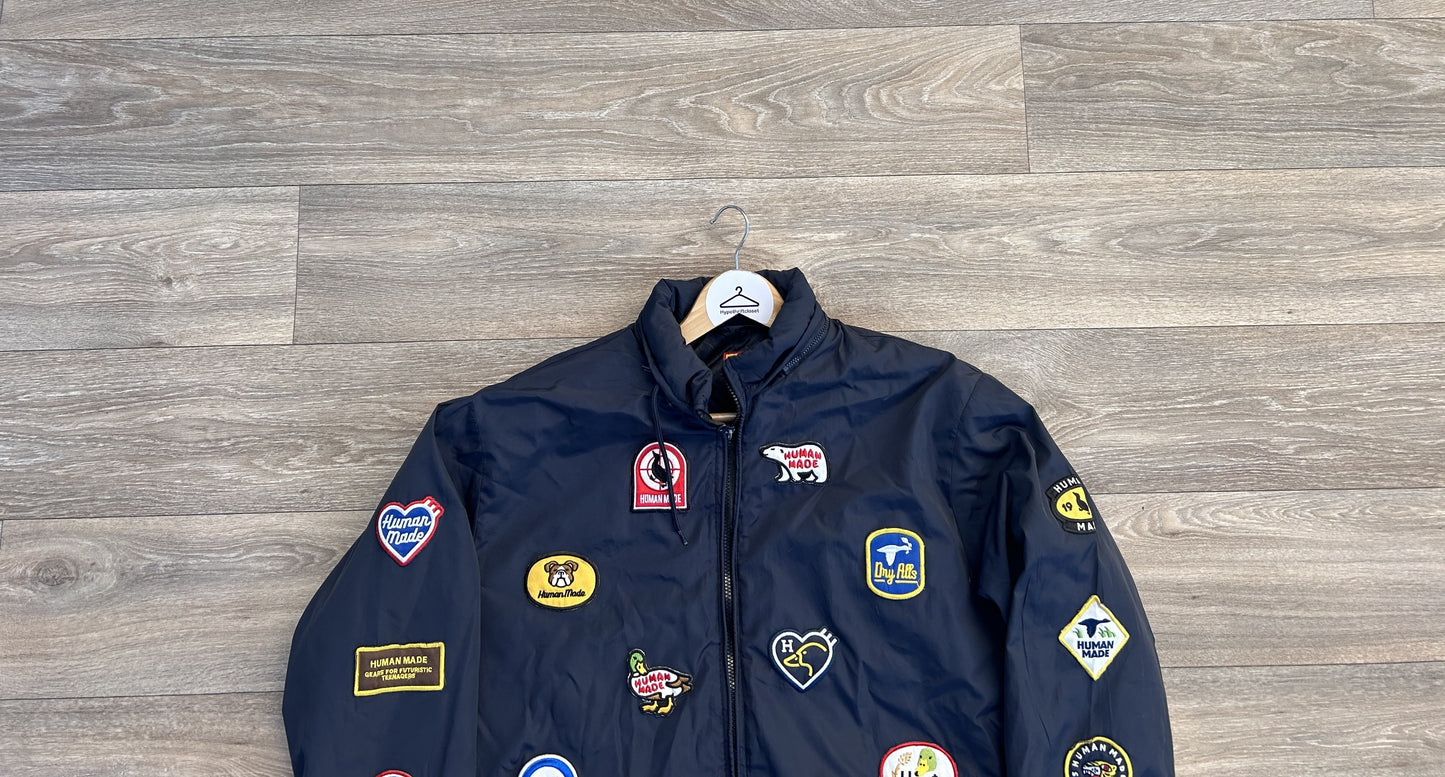 Human Made multi logo patchwork jacket