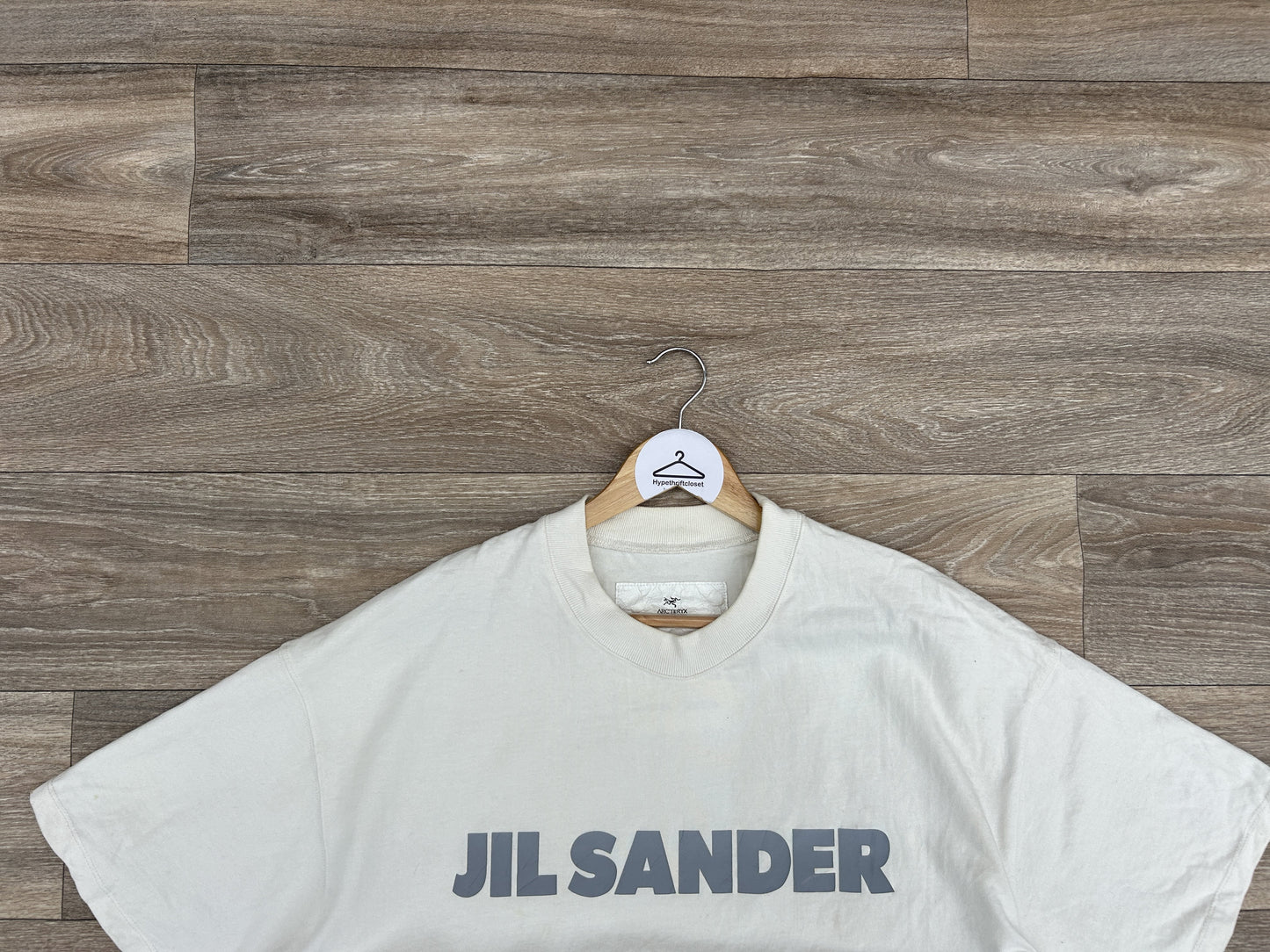Jil Sander x Arc'teryx reflective logo print tshirt