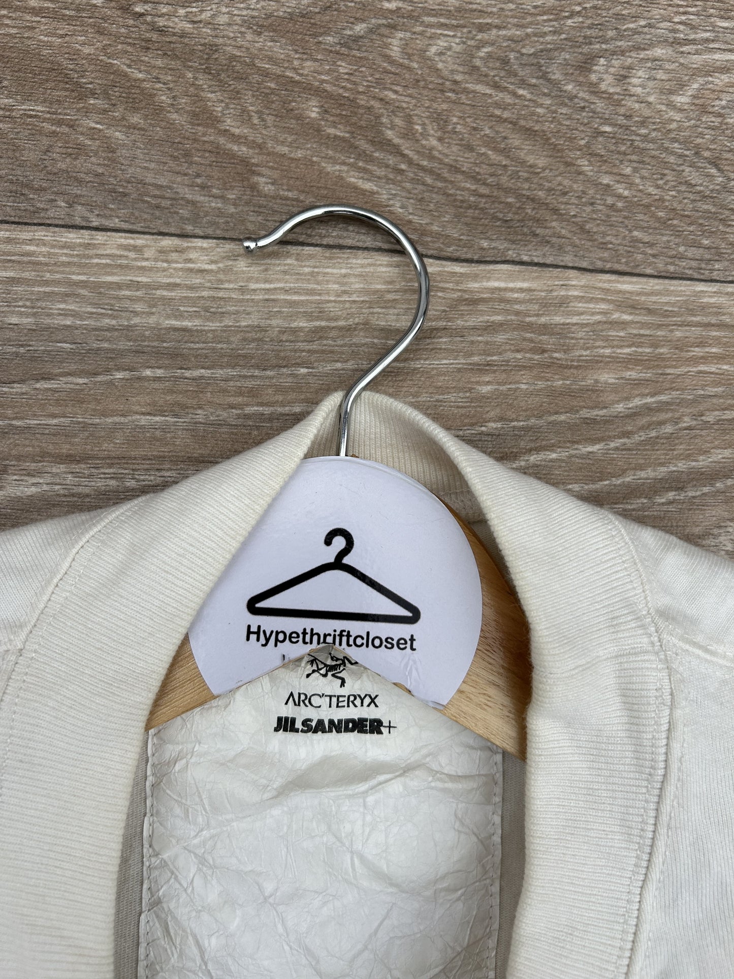 Jil Sander x Arc'teryx reflective logo print tshirt
