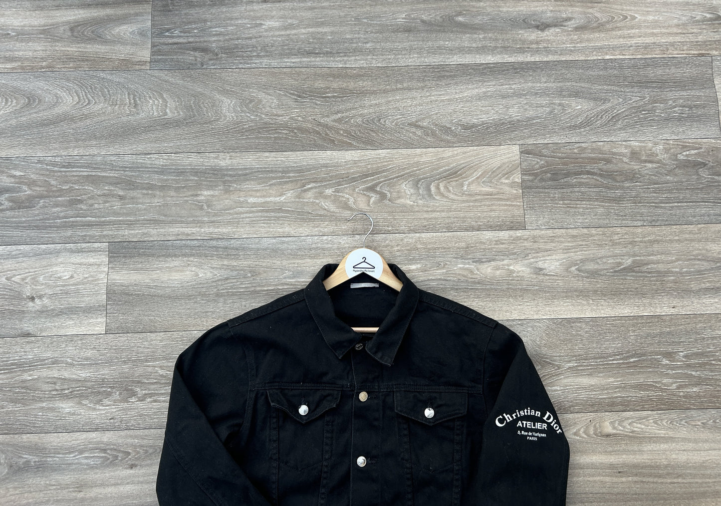 Dior atelier logo print denim jacket