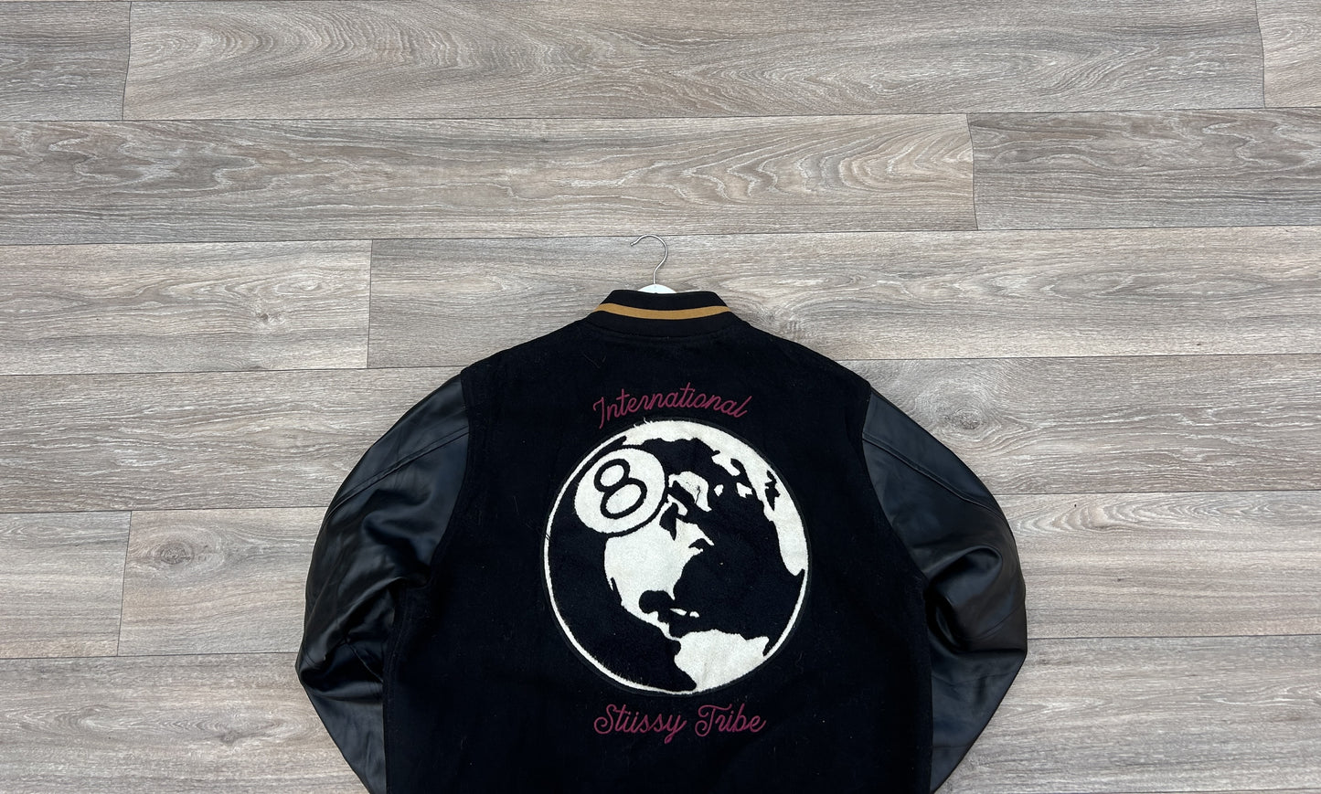 Stussy DSM 40th anniversary varsity jacket