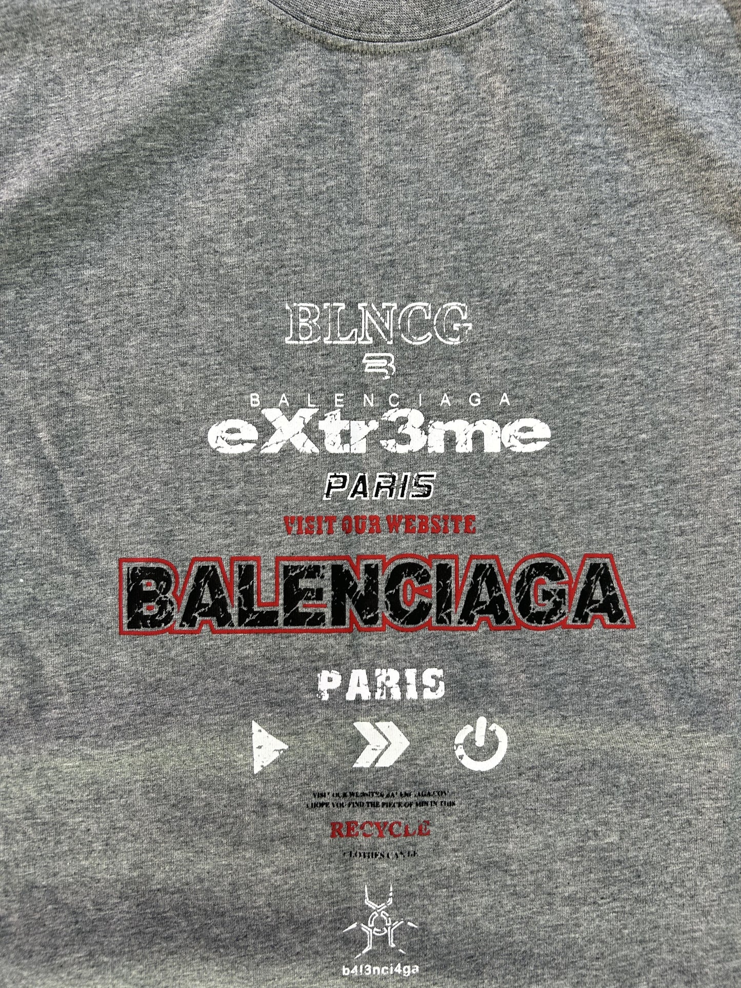 Balenciaga logo print tshirt