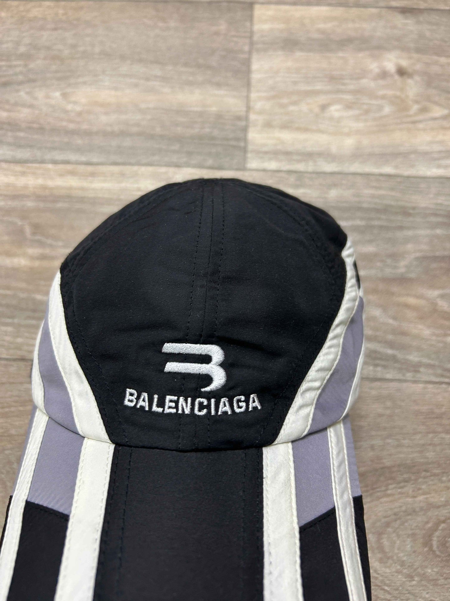 Balenciaga logo print cap
