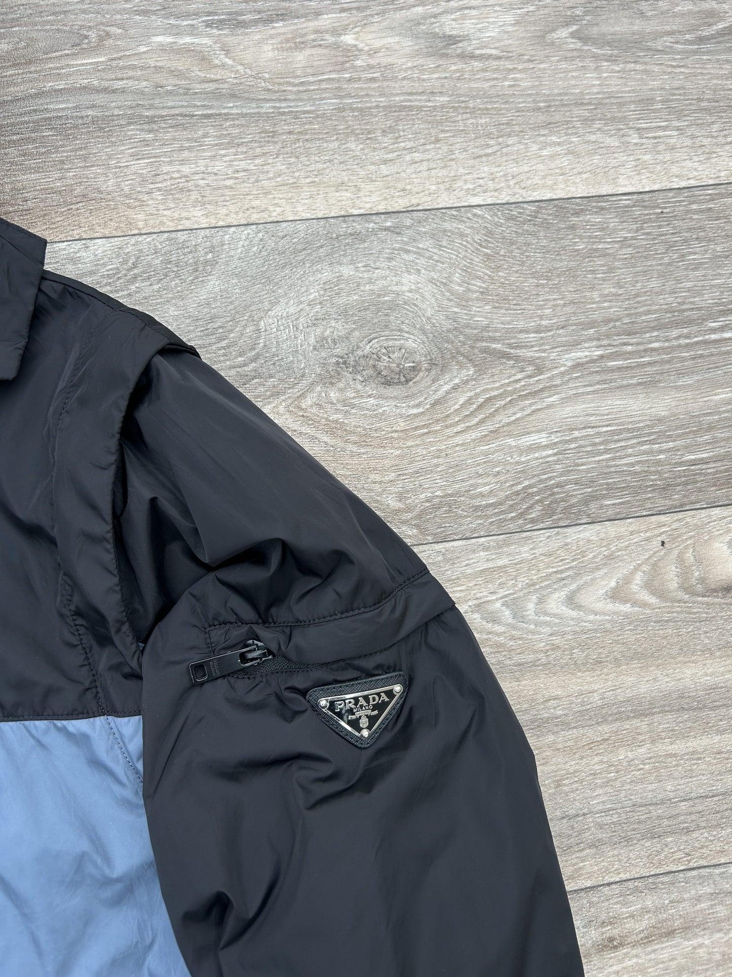 Prada logo puffed jacket