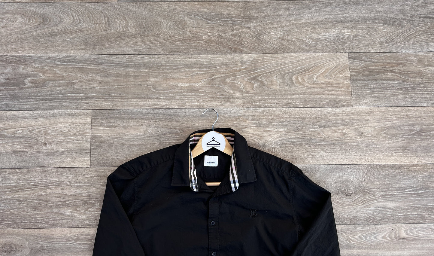 Burberry TB logo button up shirt