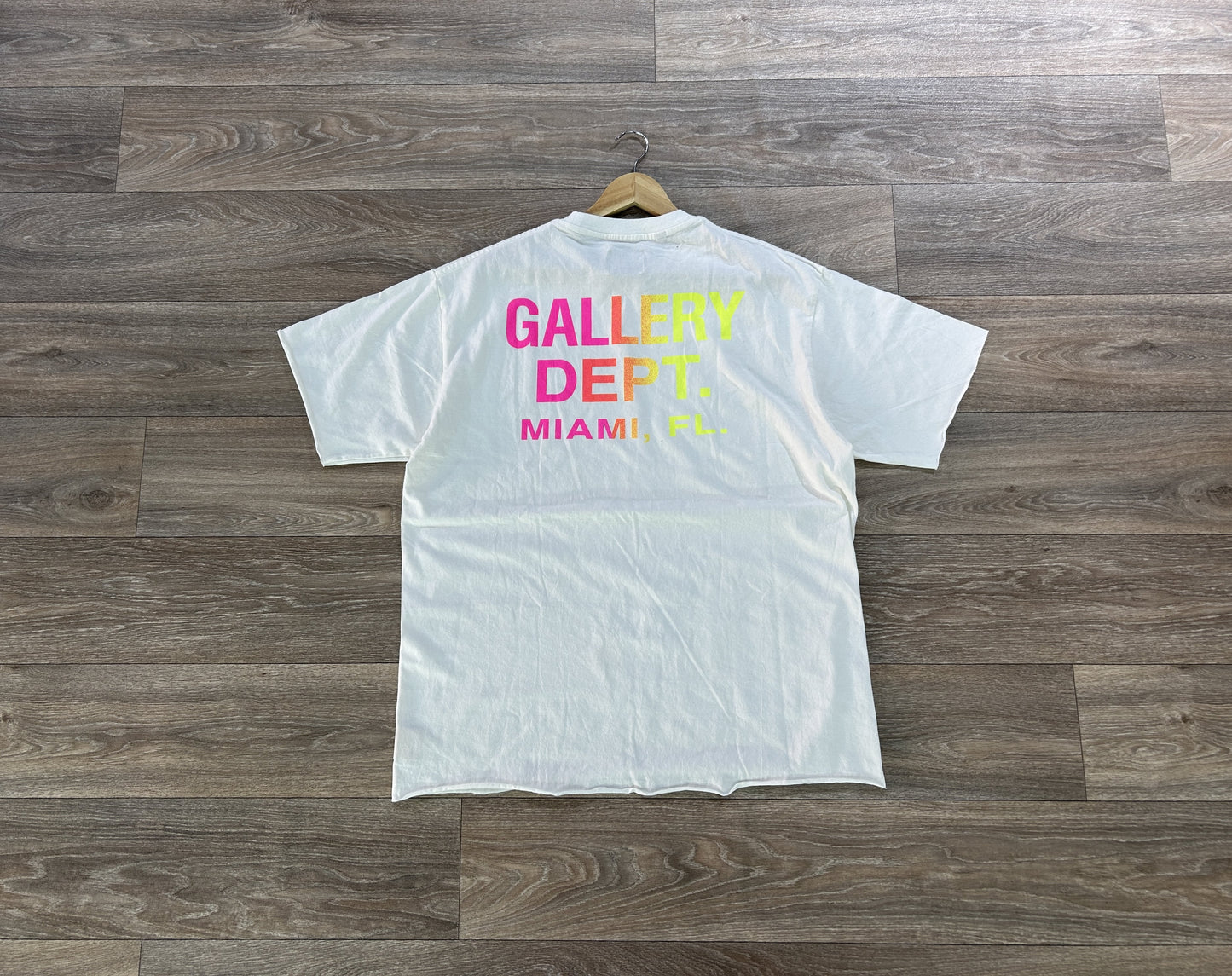 Gallery Dept Miami logo print tshirt