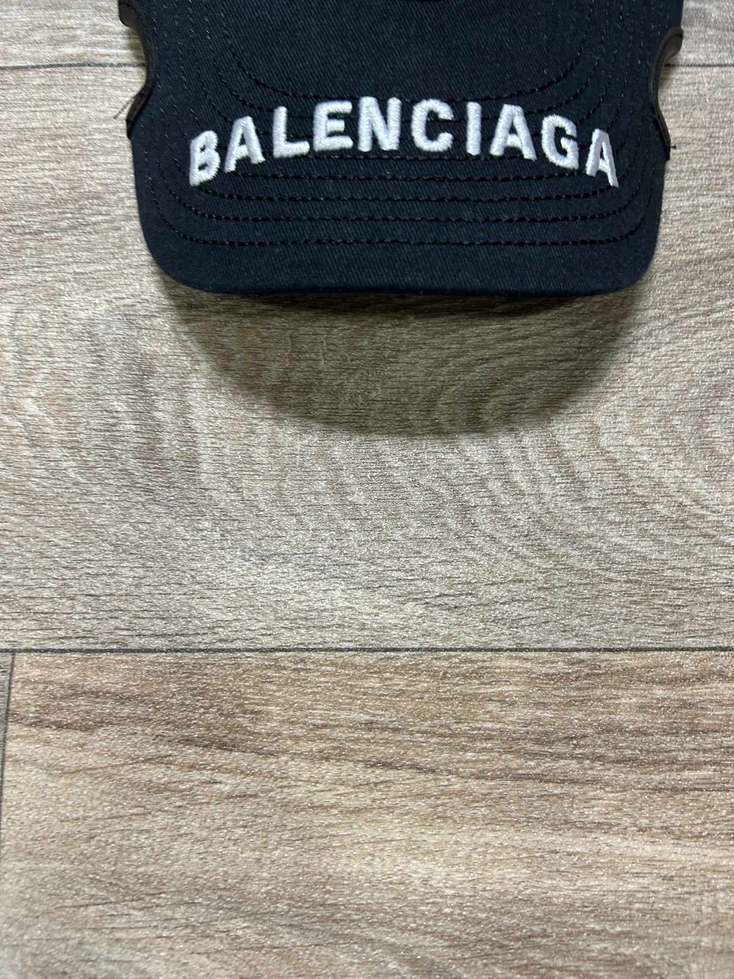 Balenciaga logo cut out cap