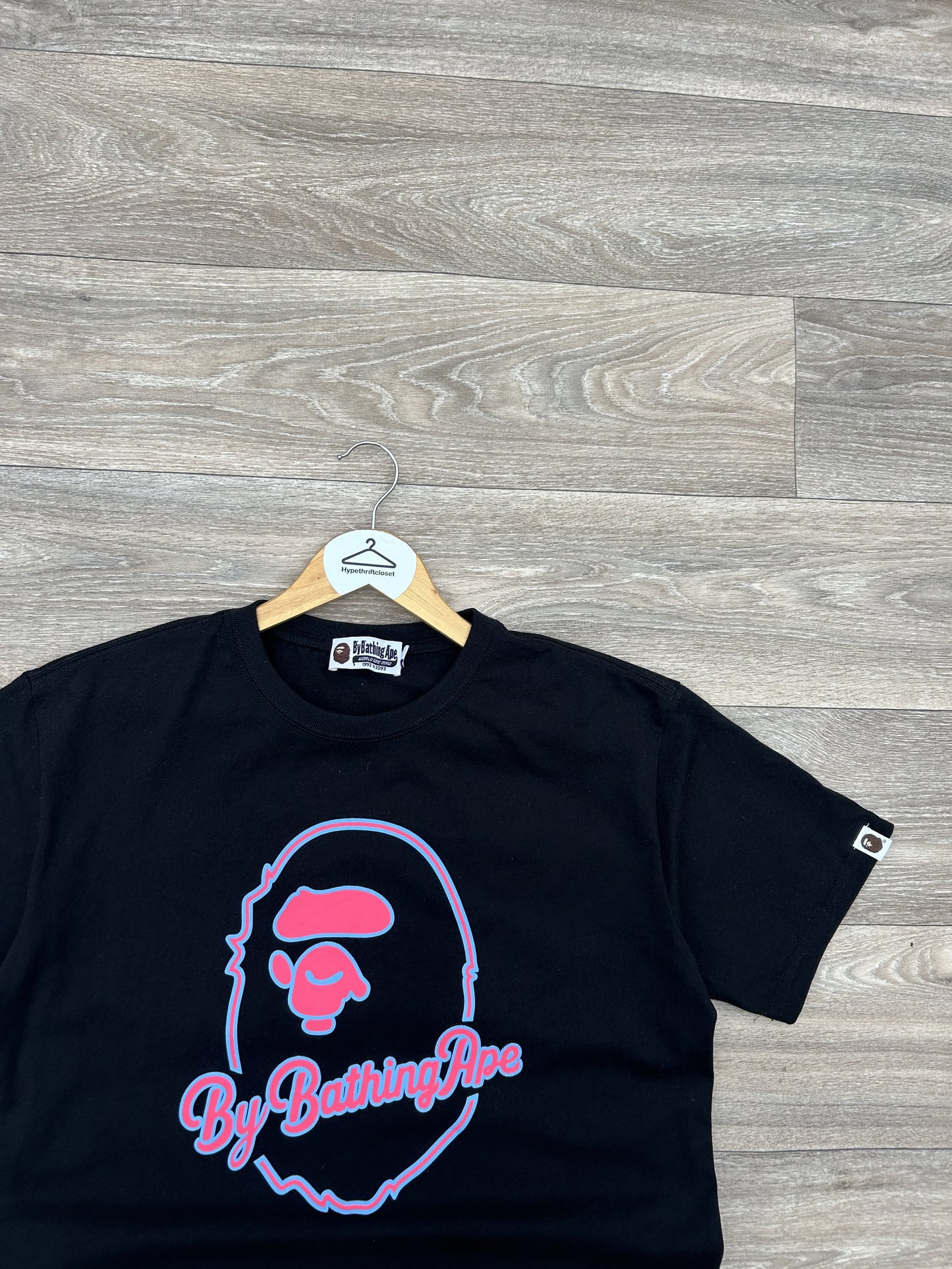 Bape head logo print tshirt