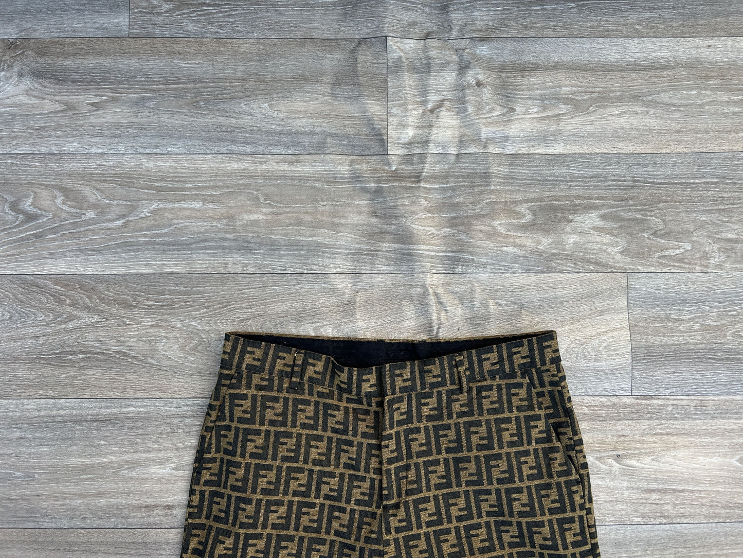 Fendi monogram logo shorts