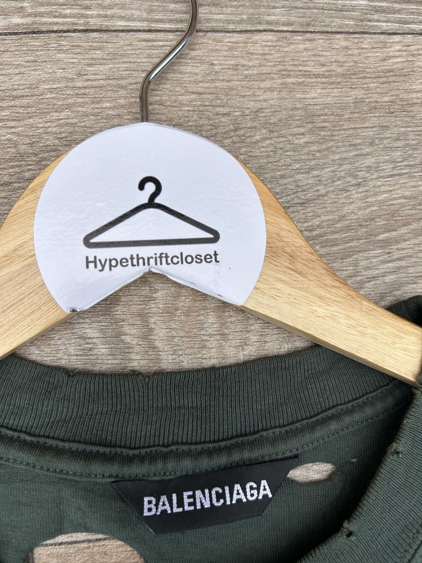 Balenciaga Distressed logo prints tshirt