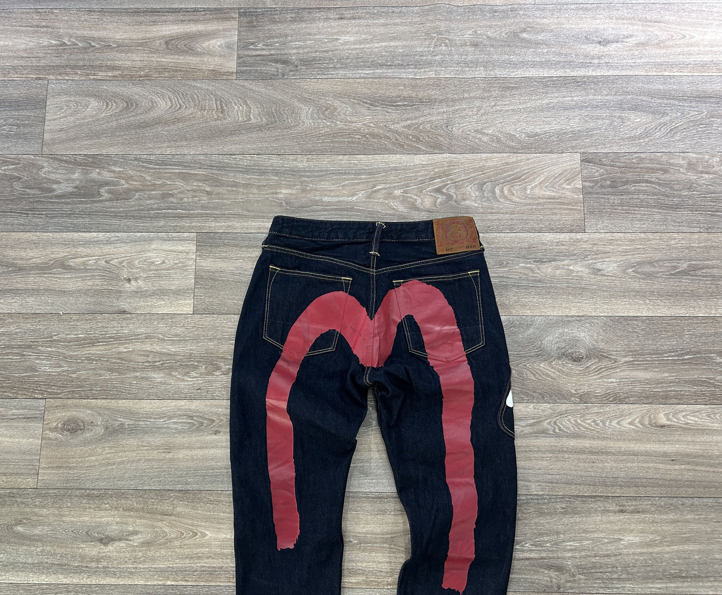 Evisu daicock logo jeans