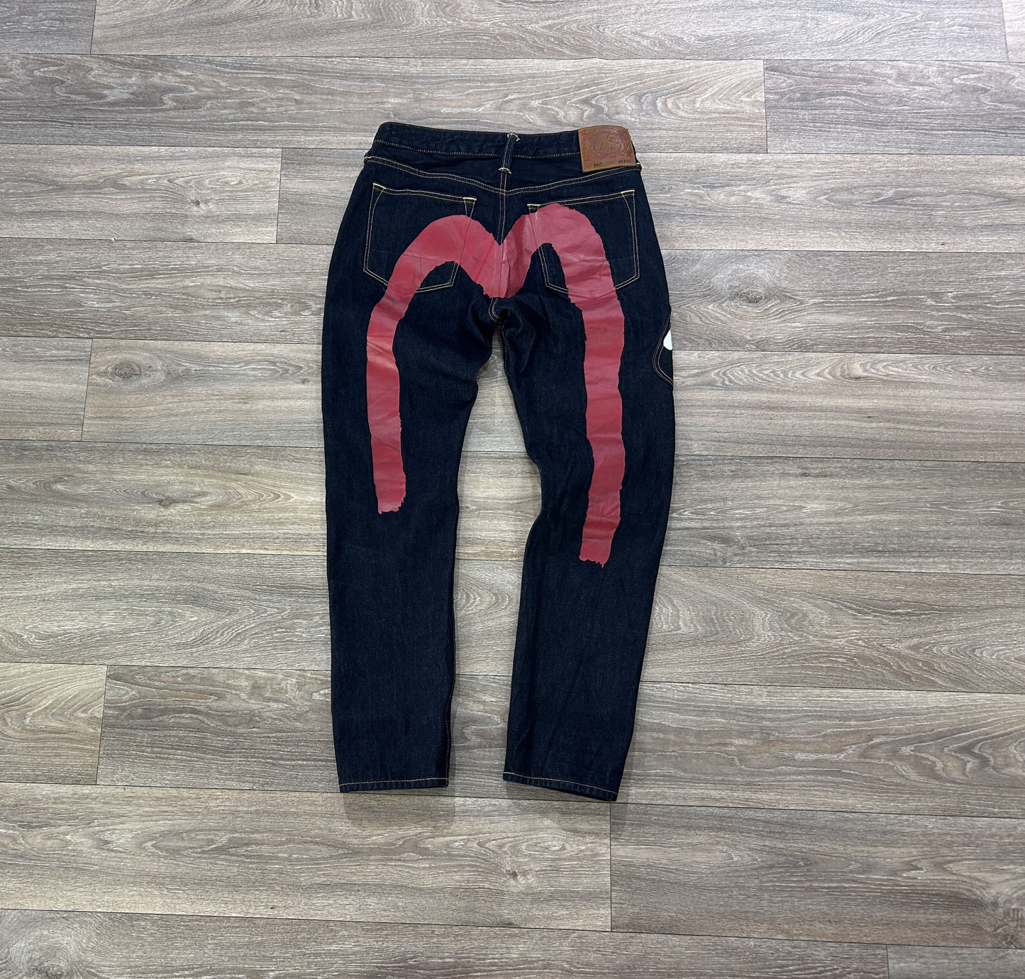 Evisu daicock logo jeans