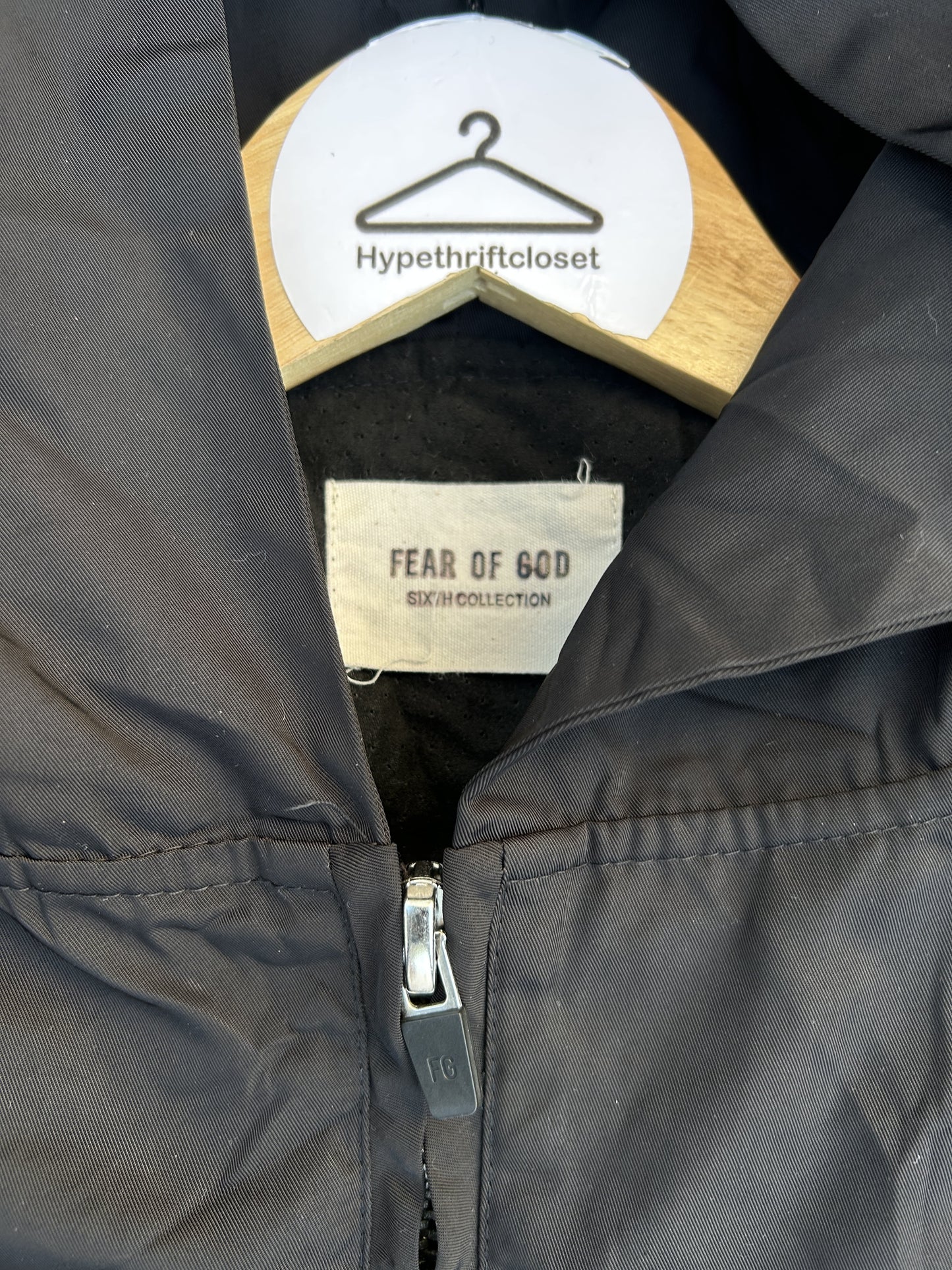 Fear Of God Logo nylon jacket