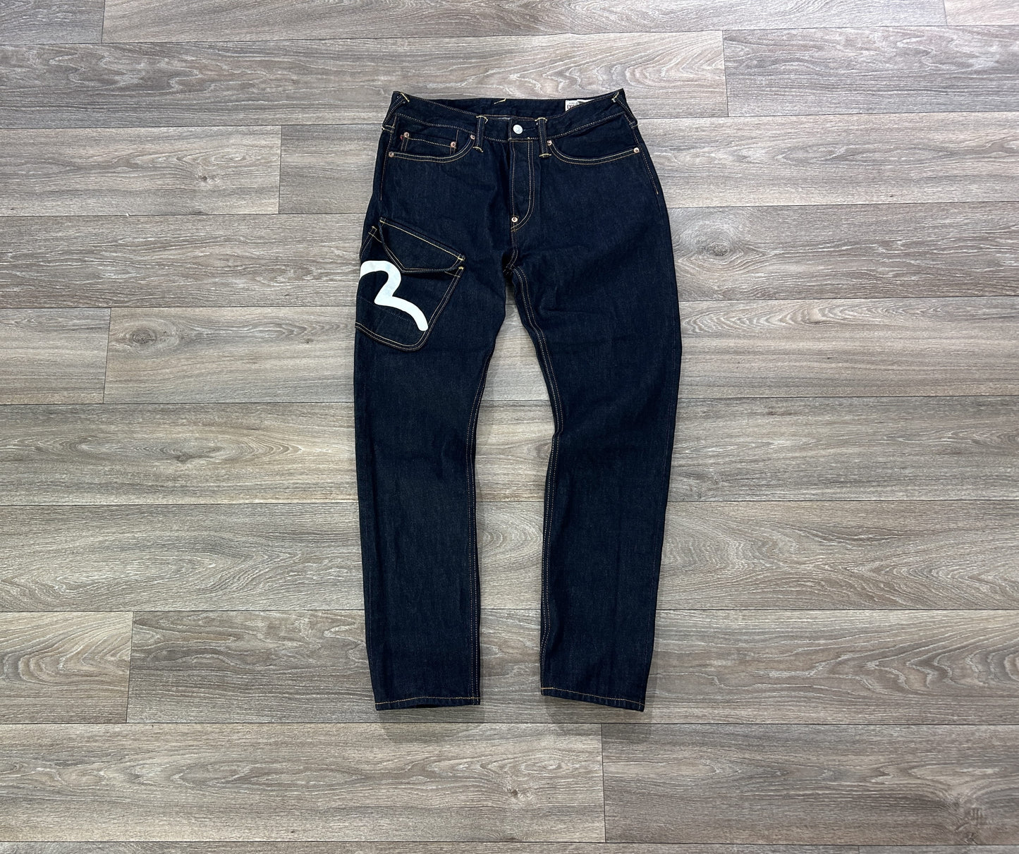 Evisu daicock logo jeans