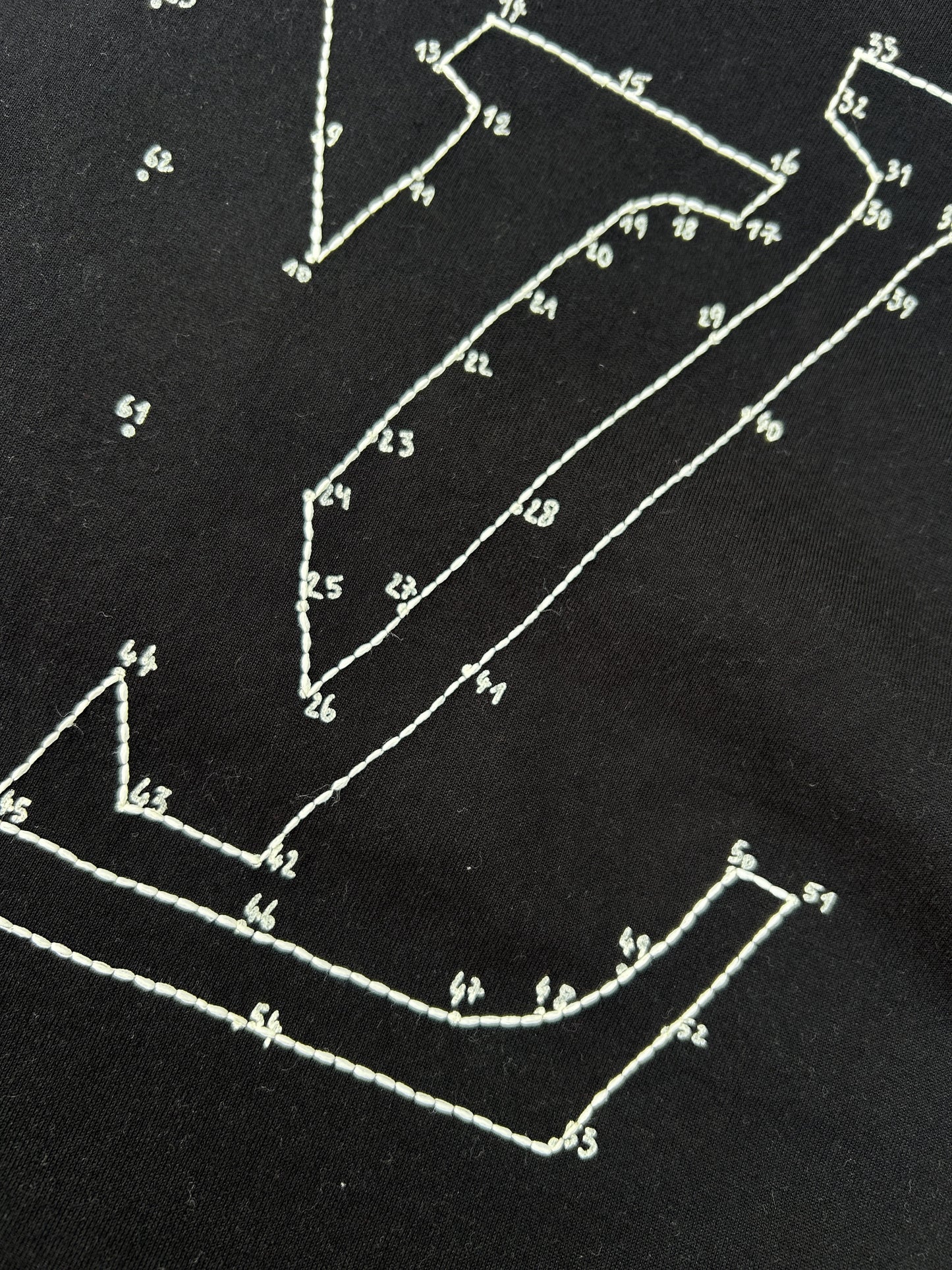 Louis Vuitton "connect the dots" logo t-shirt
