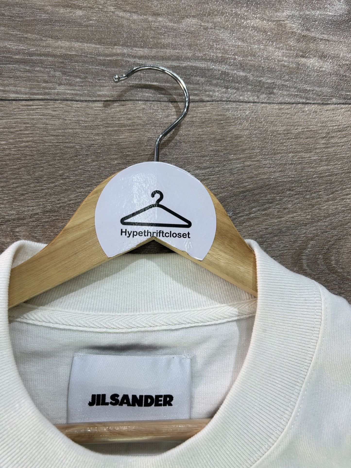 Jil Sander logo print tshirt