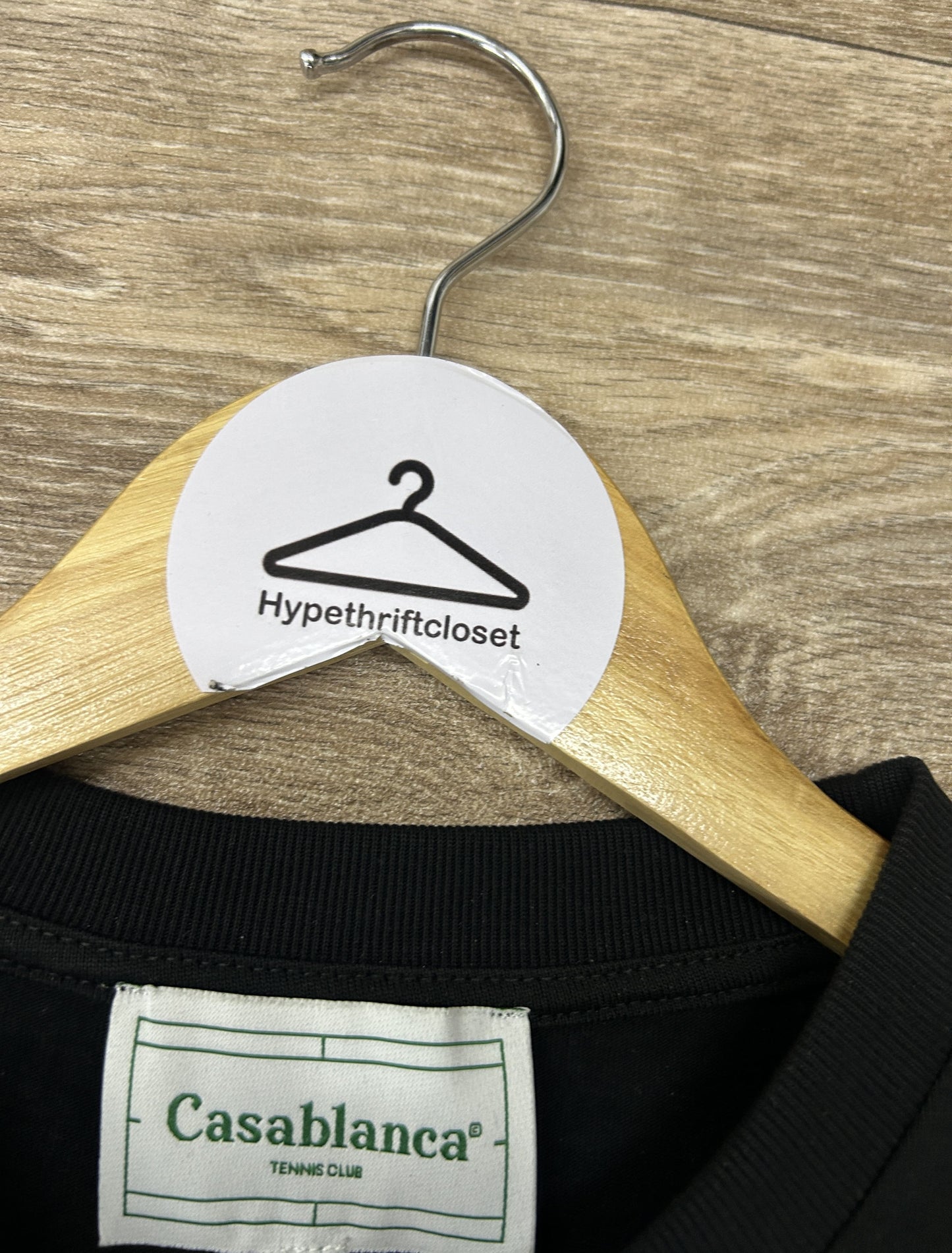 Casablanca logo print tshirt