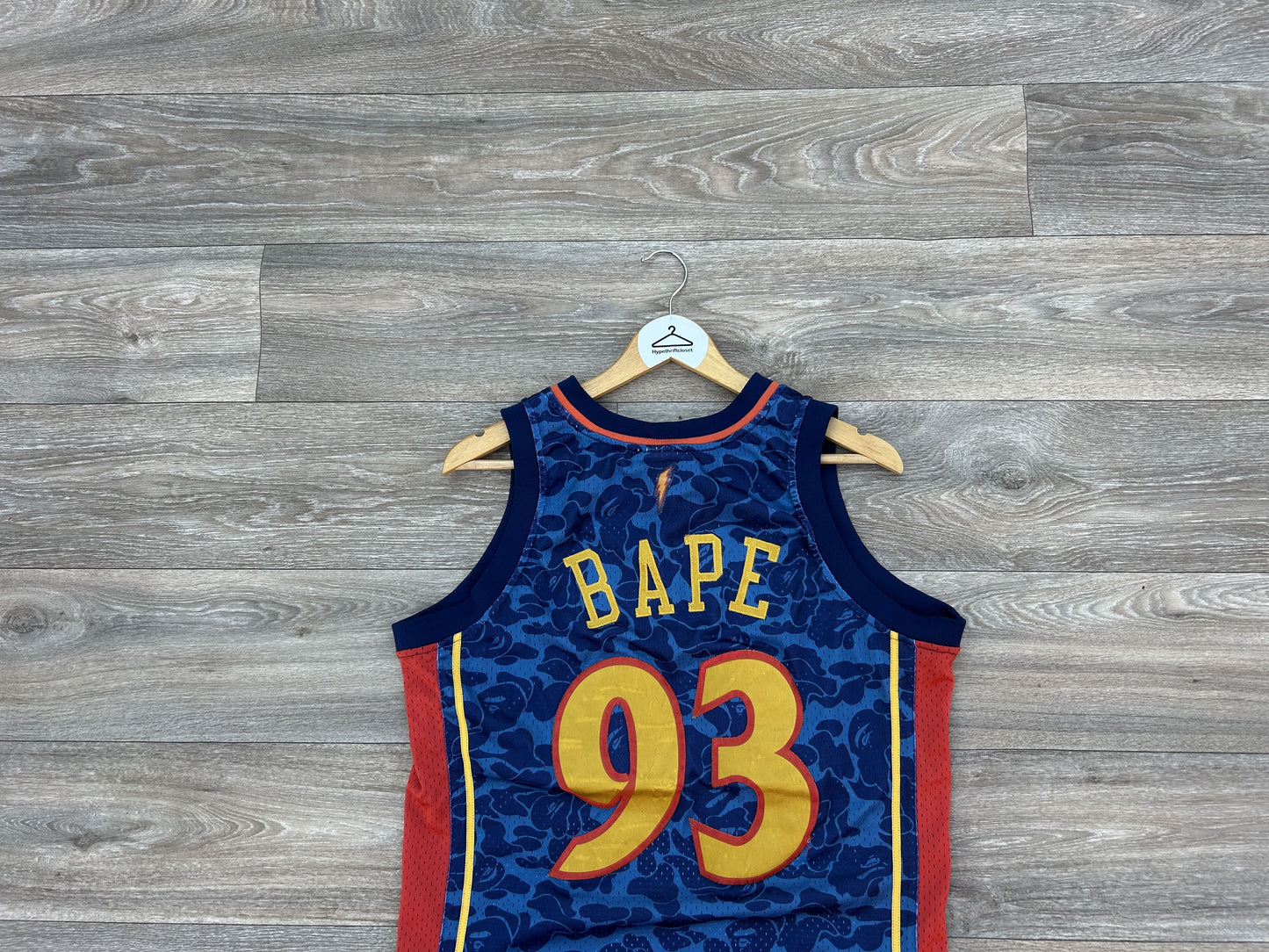 Bape x Mitchell & Ness Warriors Jersey