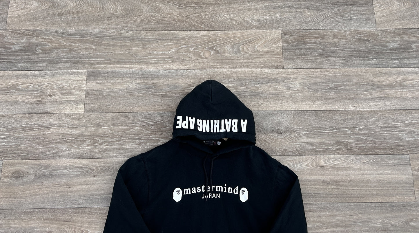Bape x Mastermind logo print hoodie
