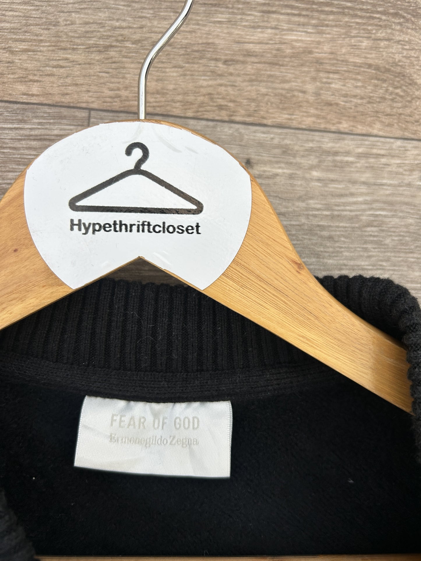 Fear Of God x Zegna logo sweater