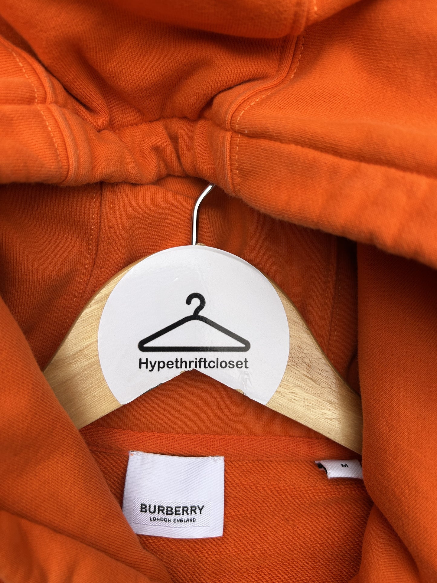 Burberry embroidered logo hoodie