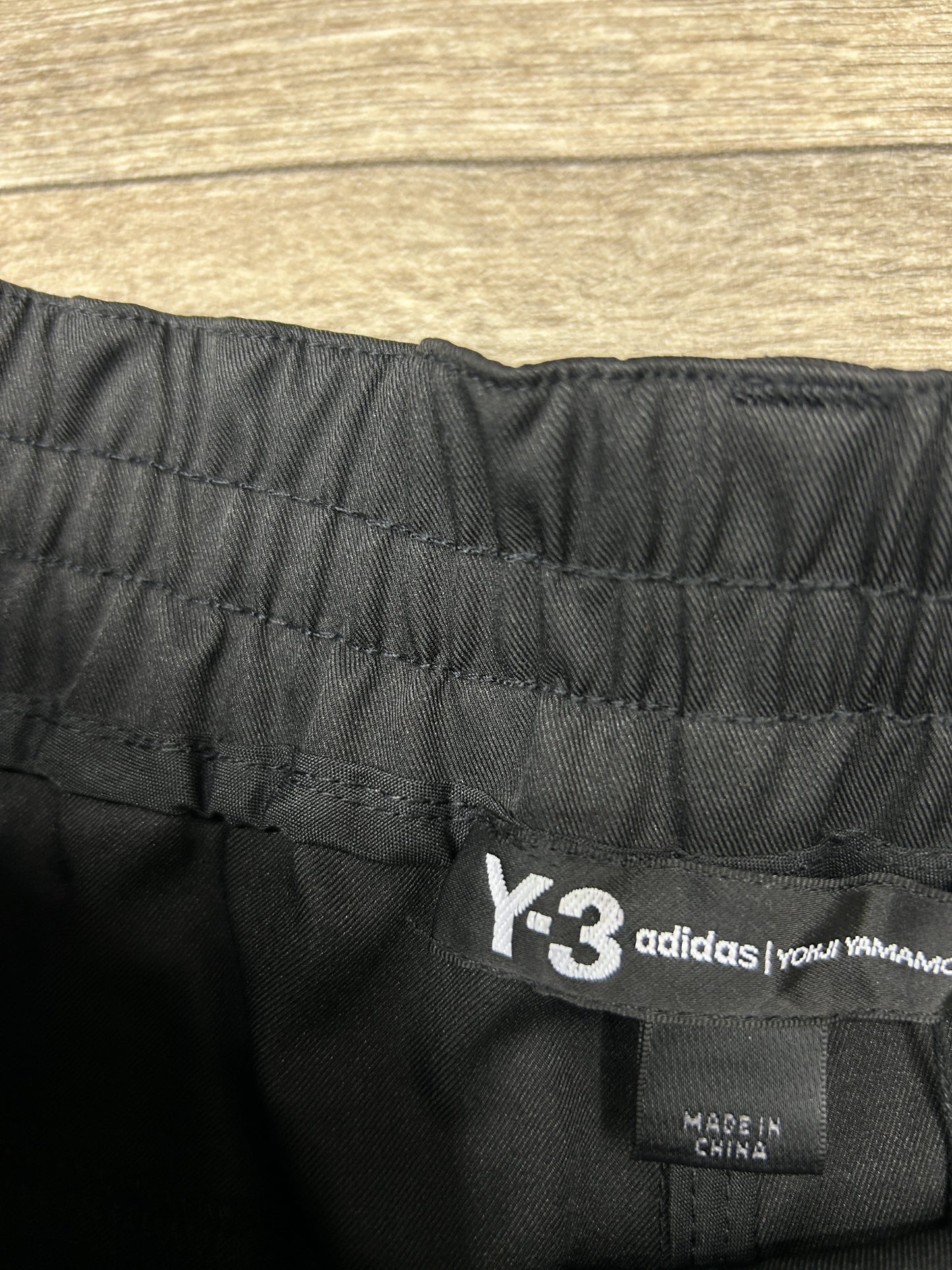 Yohji Yamamoto Y3 logo cargo pants