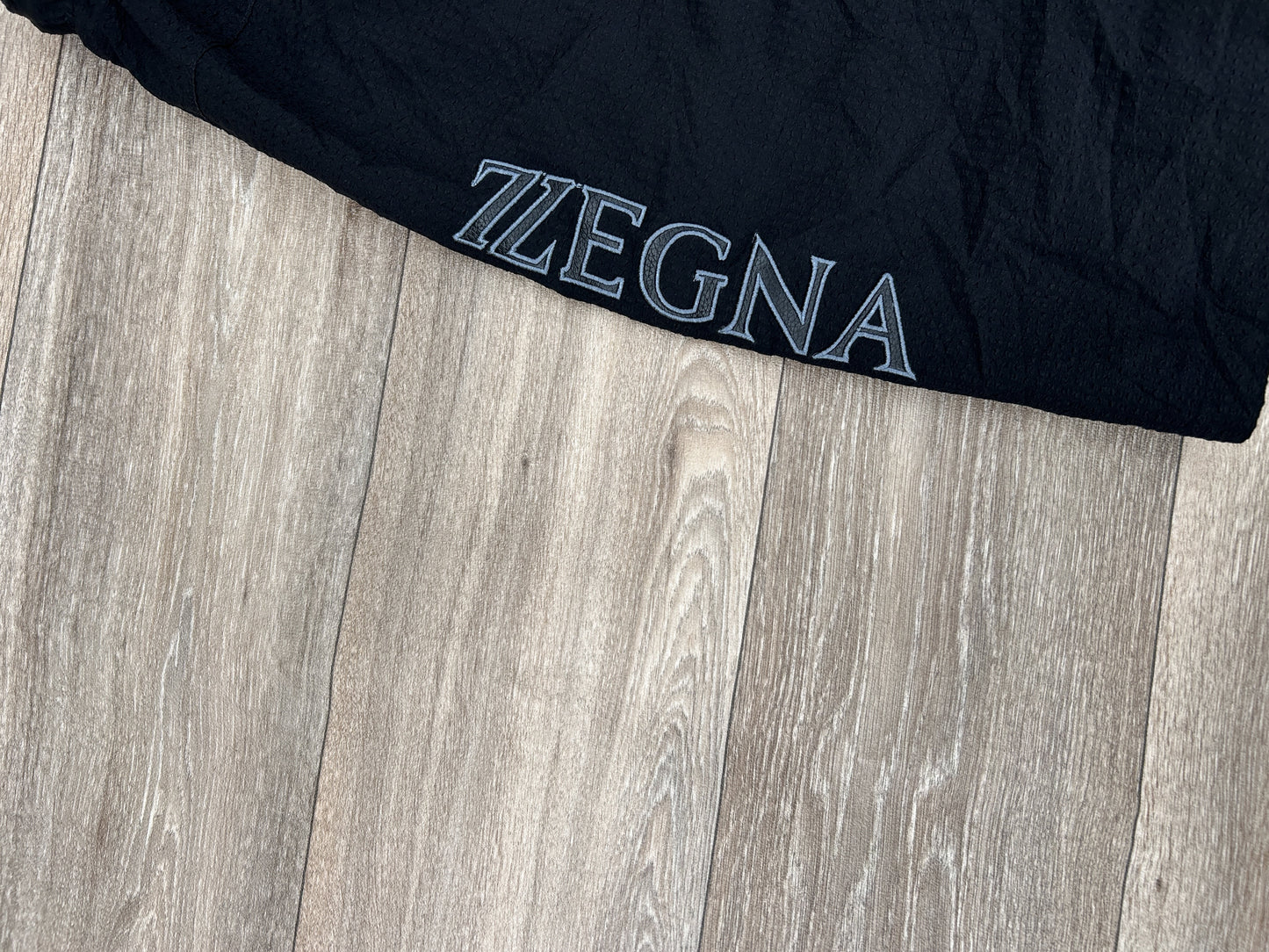 Zegna Logo print shorts