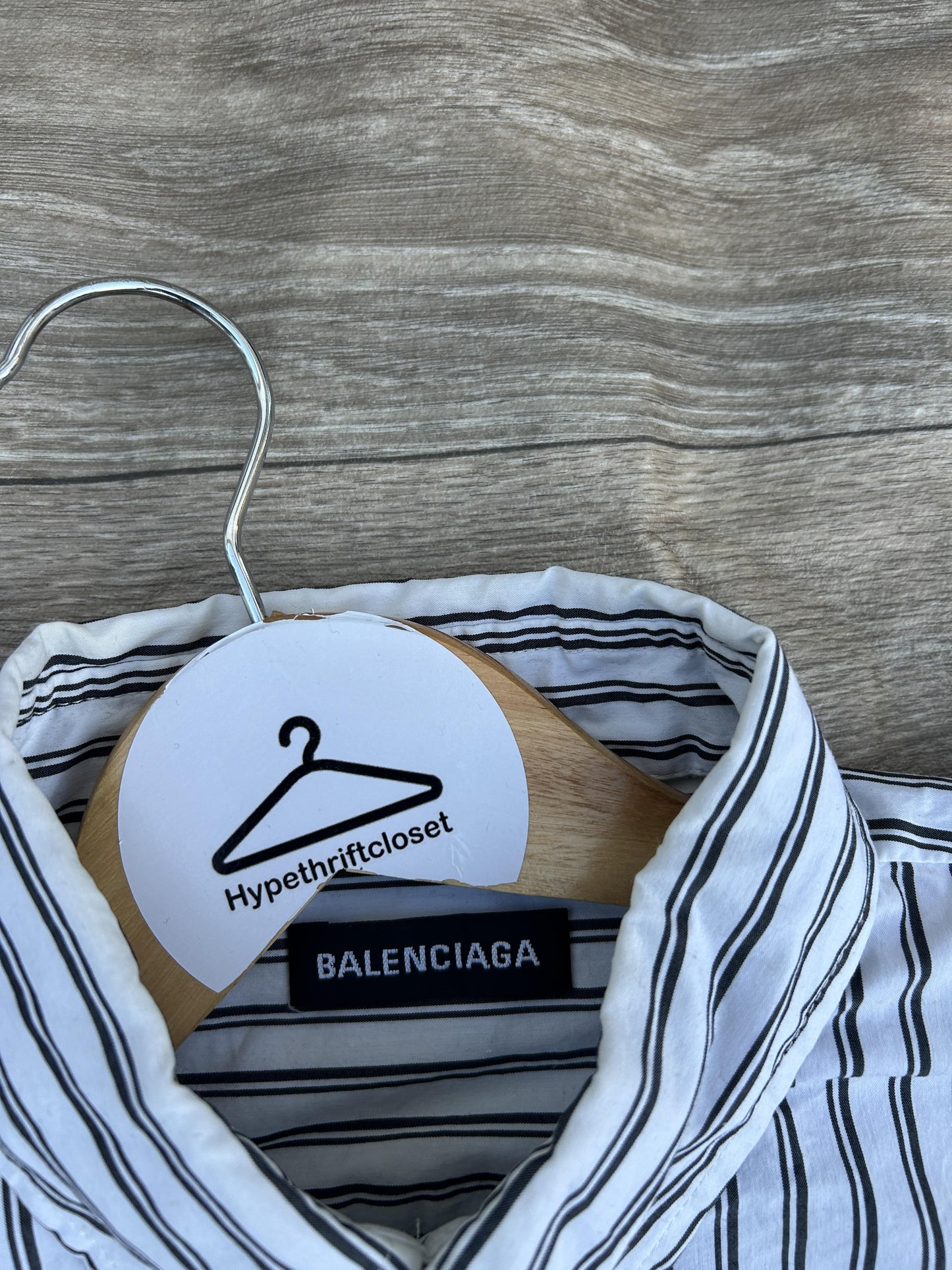 Balenciaga button up shirt