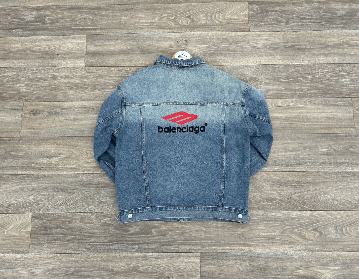 Balenciaga logo denim jacket