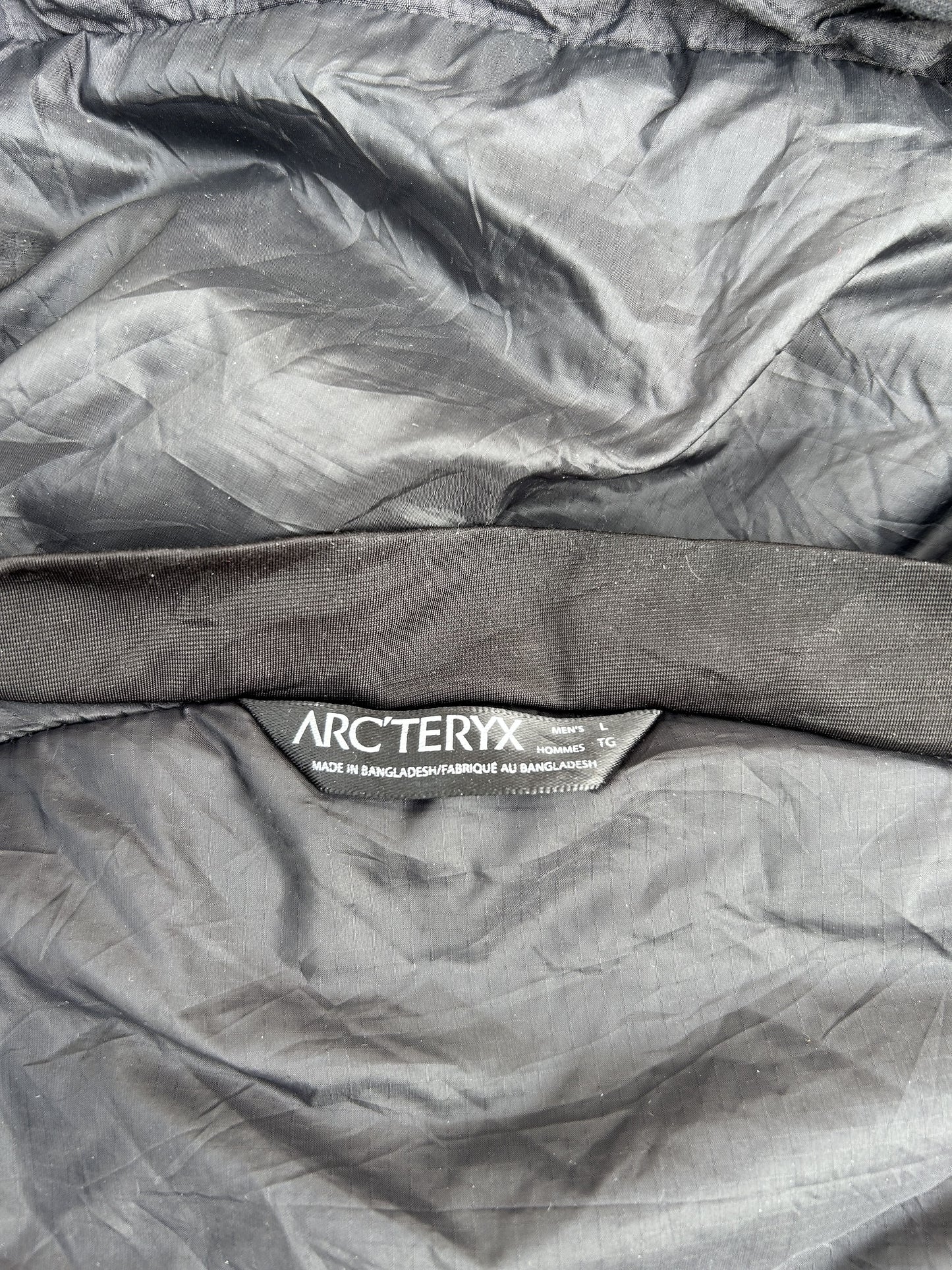 Arc'teryx reflective logo down puffer outdoor jacket