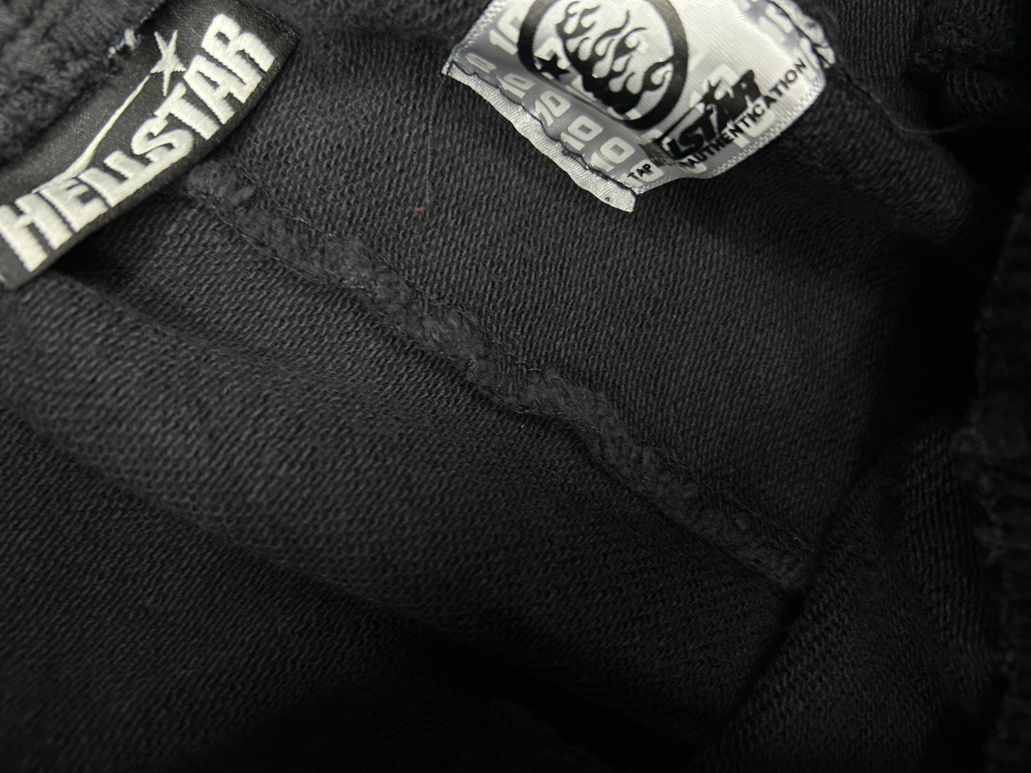 Hellstar logo print shorts
