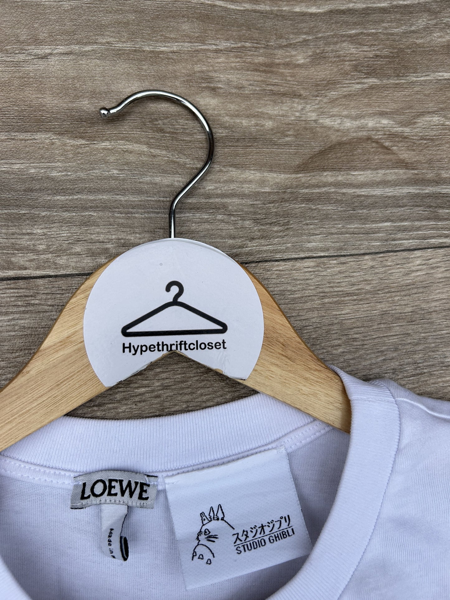 Loewe x Studio Ghibli logo print tshirt