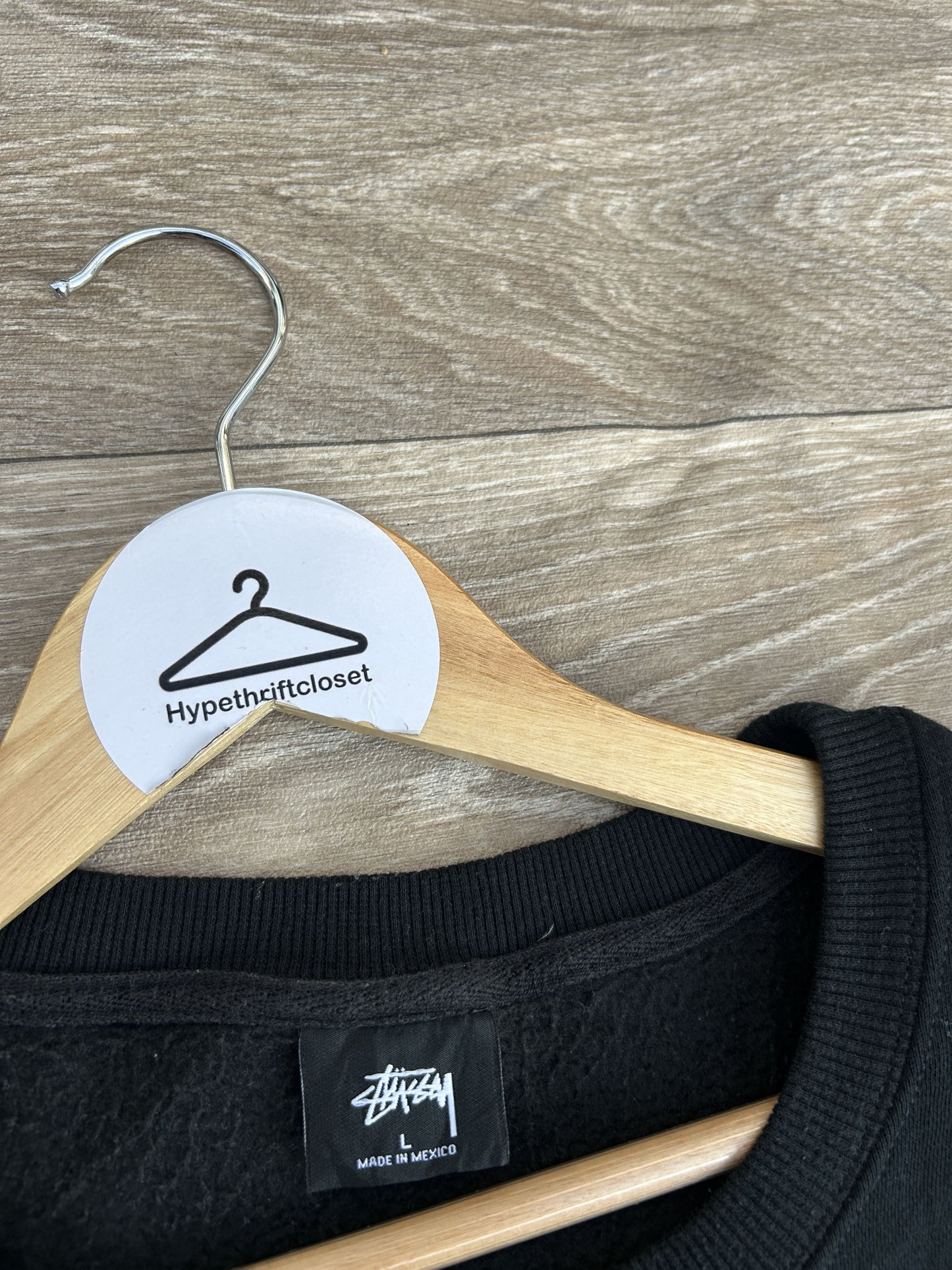 Stussy x Bape logo print sweater