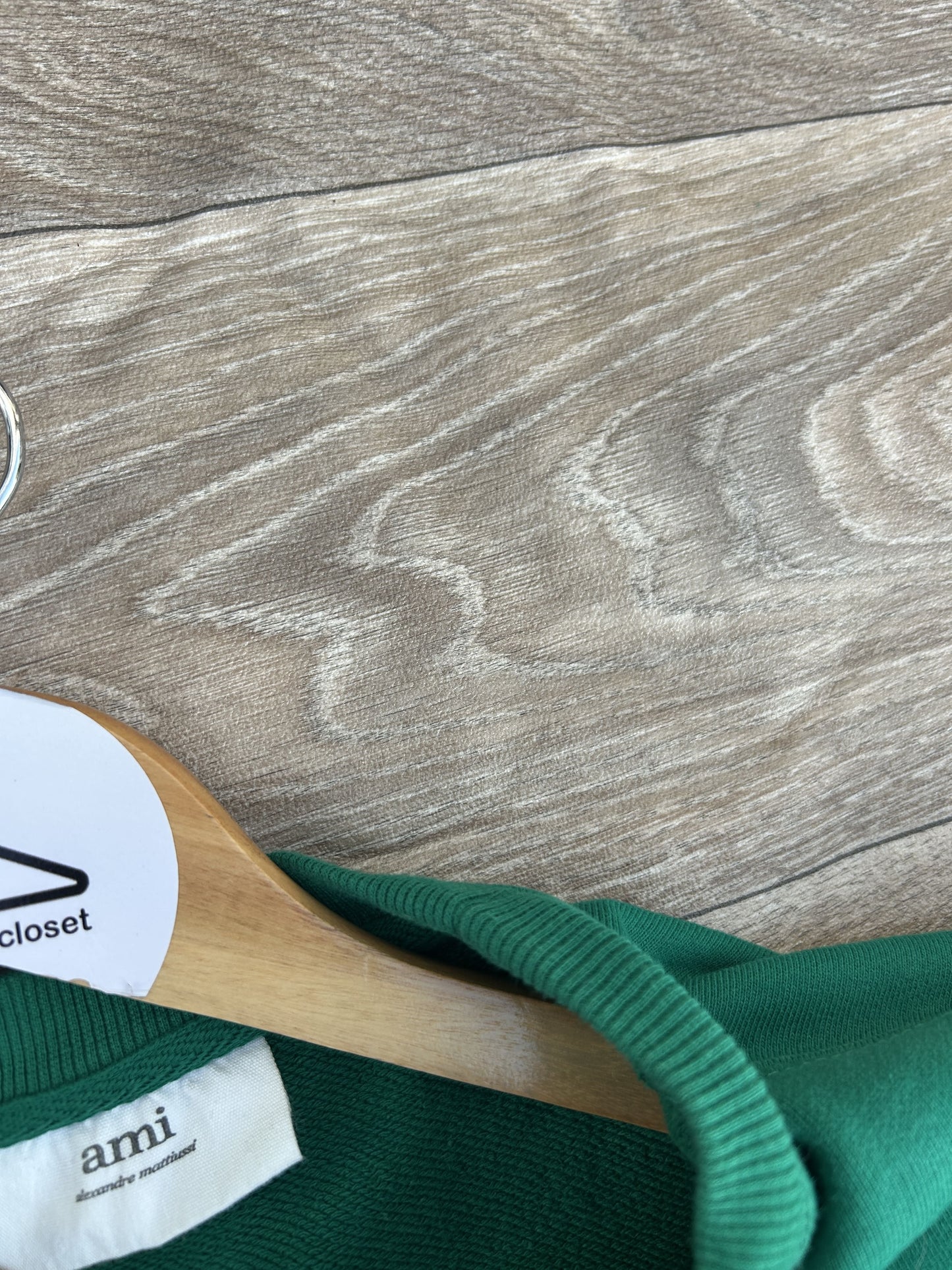 AMI embroidered logo sweater