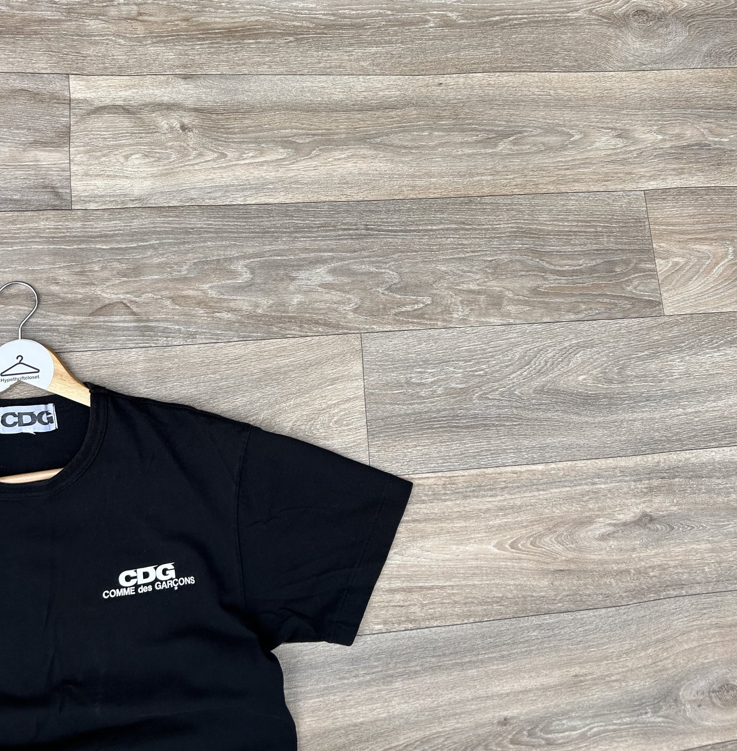 CDG logo print tshirt