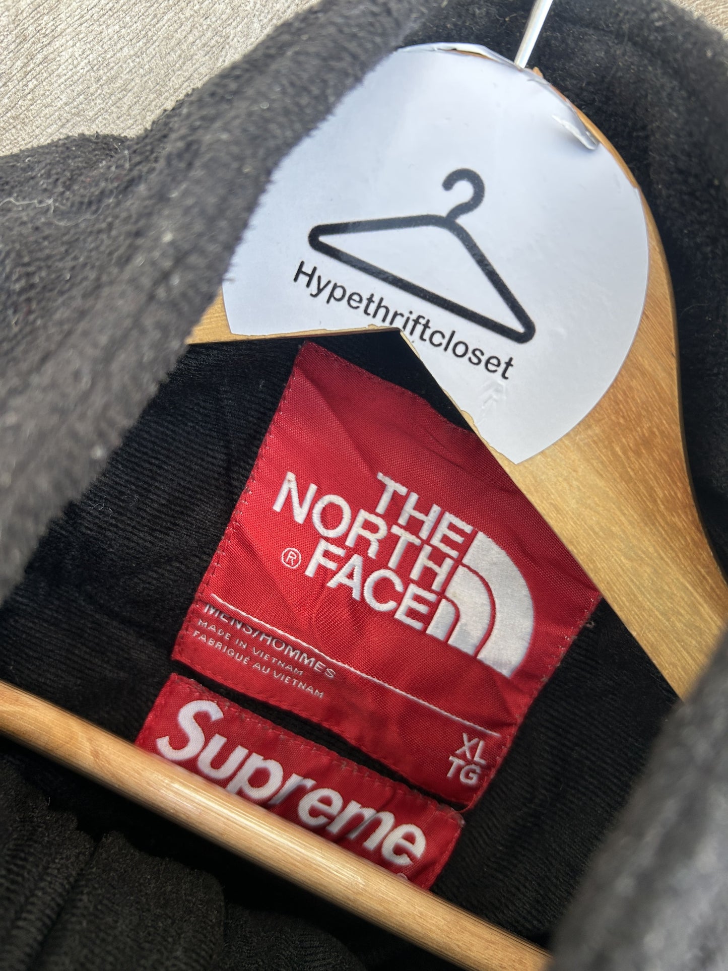 Supreme x TNF Cordura gore-tex panelled fleece jacket