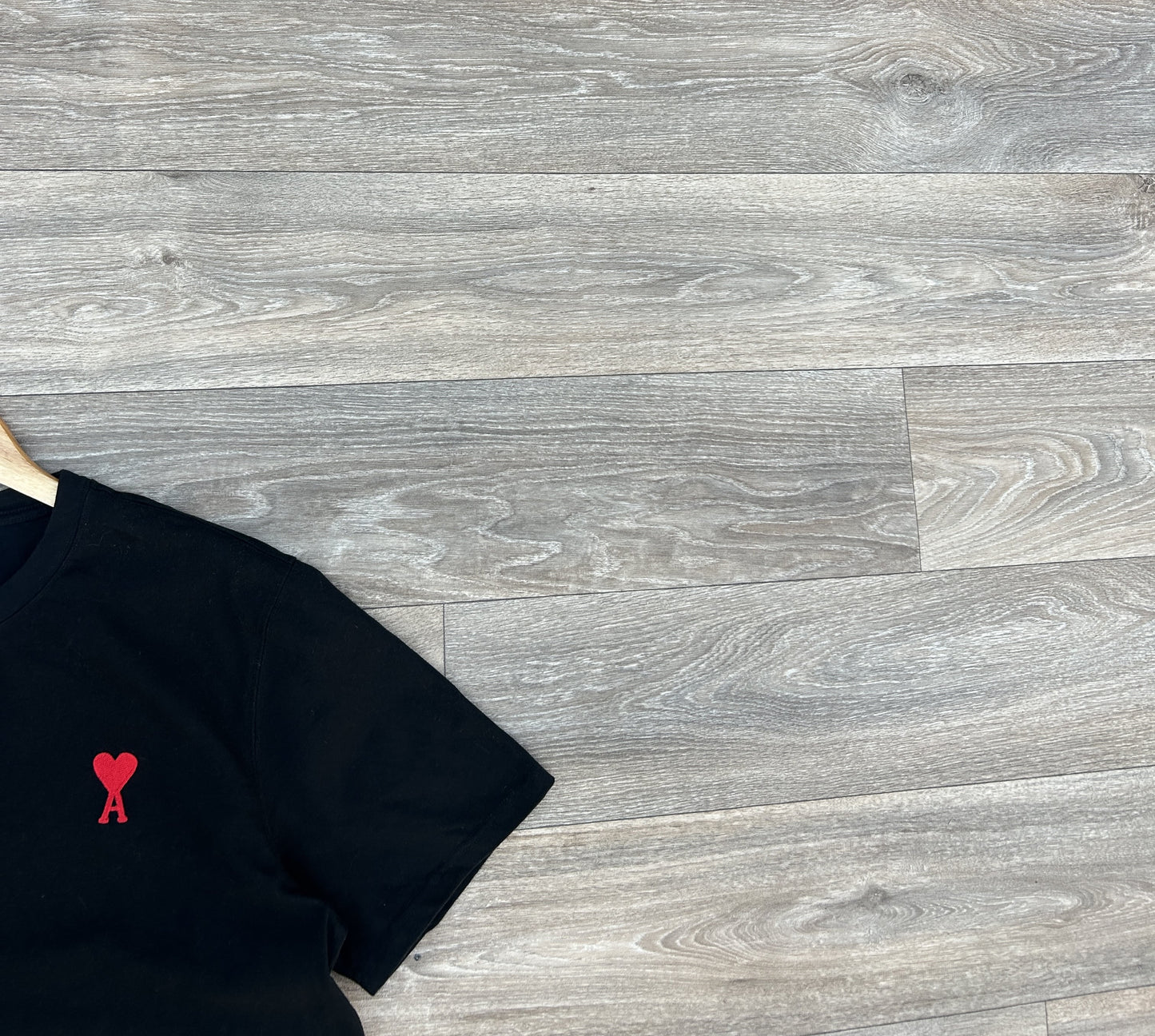 AMI embroidered logo tshirt