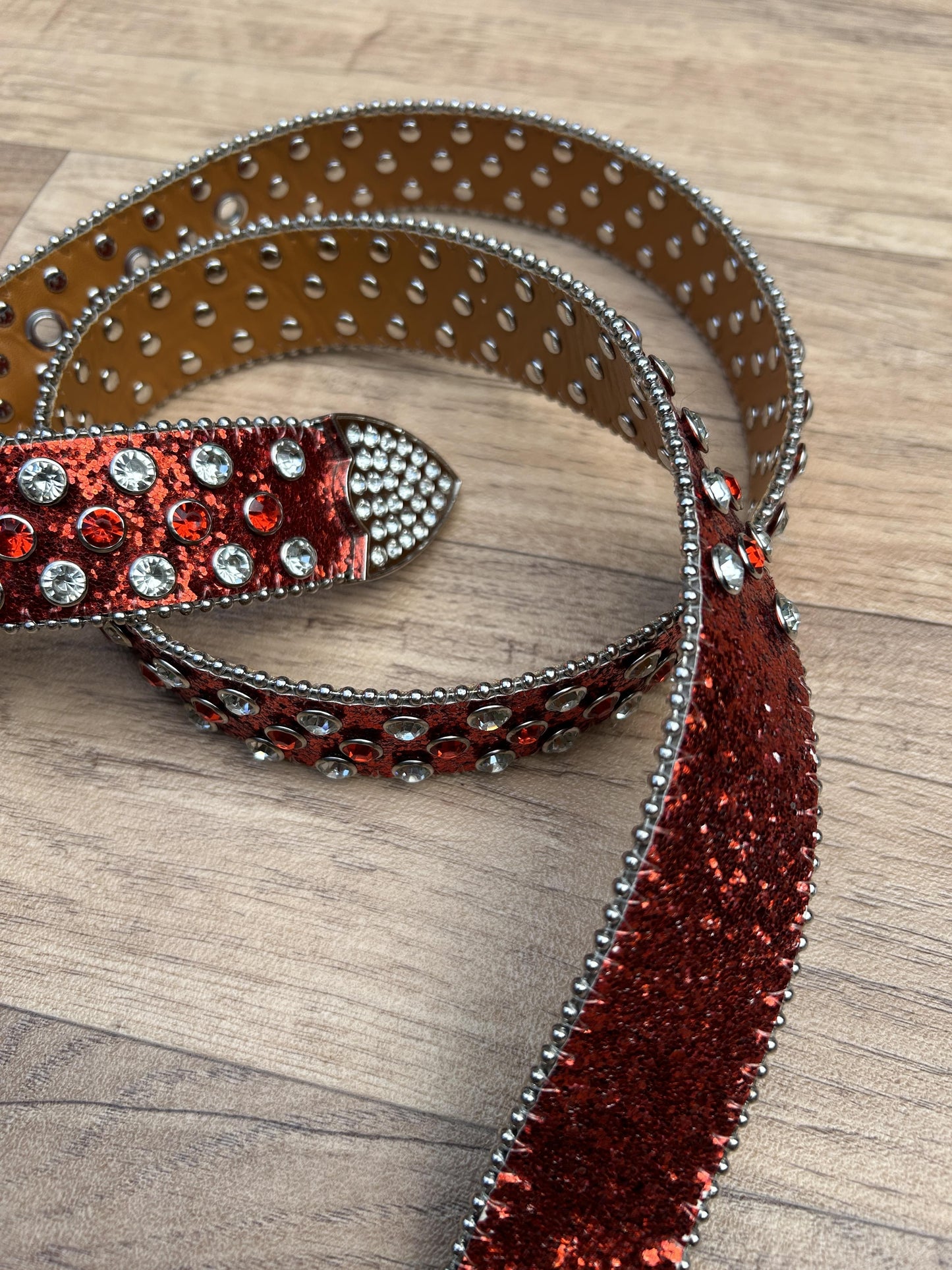 Rhinestone belt