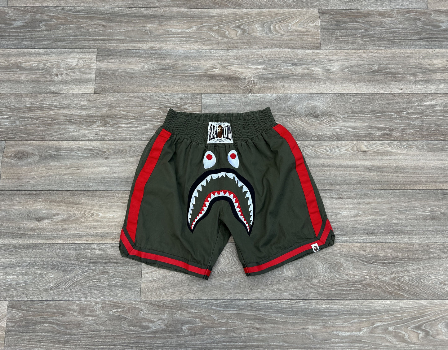 Bape x Readymade logo shorts