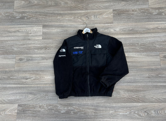 Supreme x TNF Cordura gore-tex panelled fleece jacket