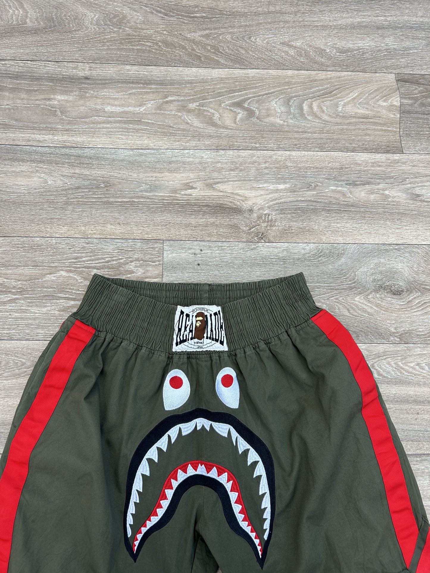 Bape x Readymade logo shorts