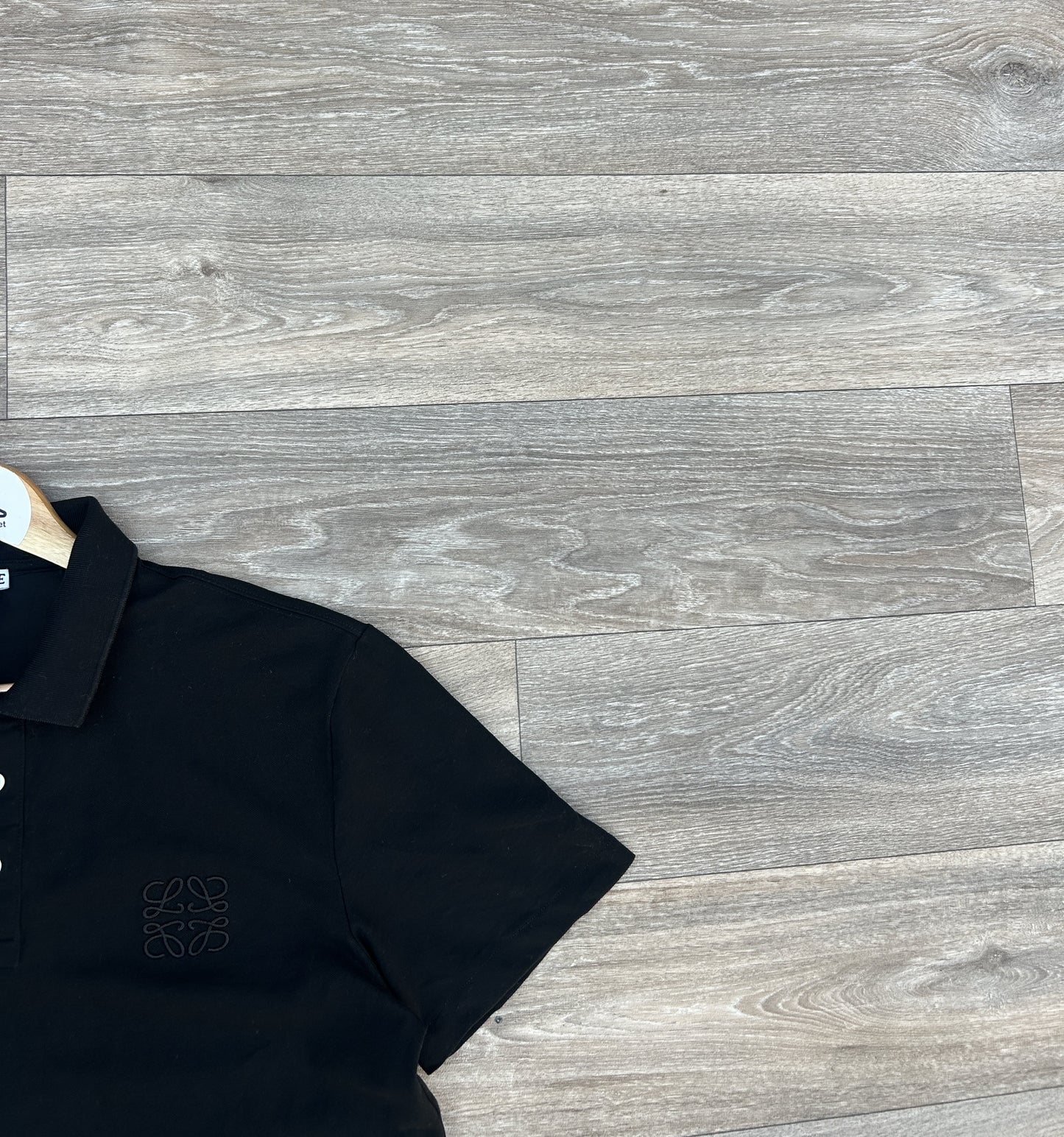 Loewe embroidered logo collar tshirt