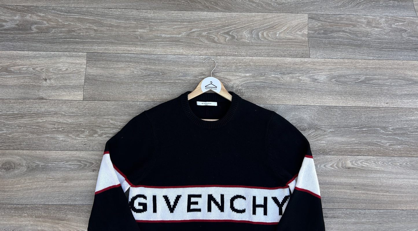Givenchy logo knit sweater