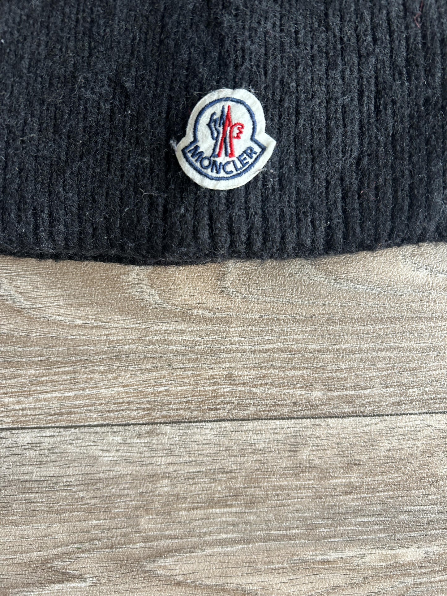 Moncler logo beanie
