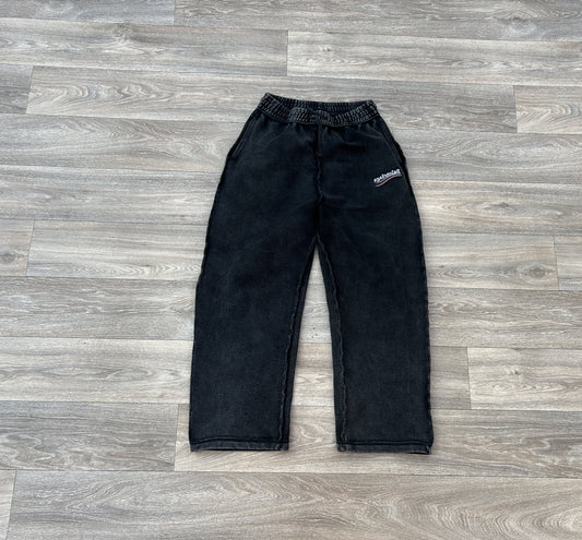 Balenciaga embroidered logo inside-out joggers