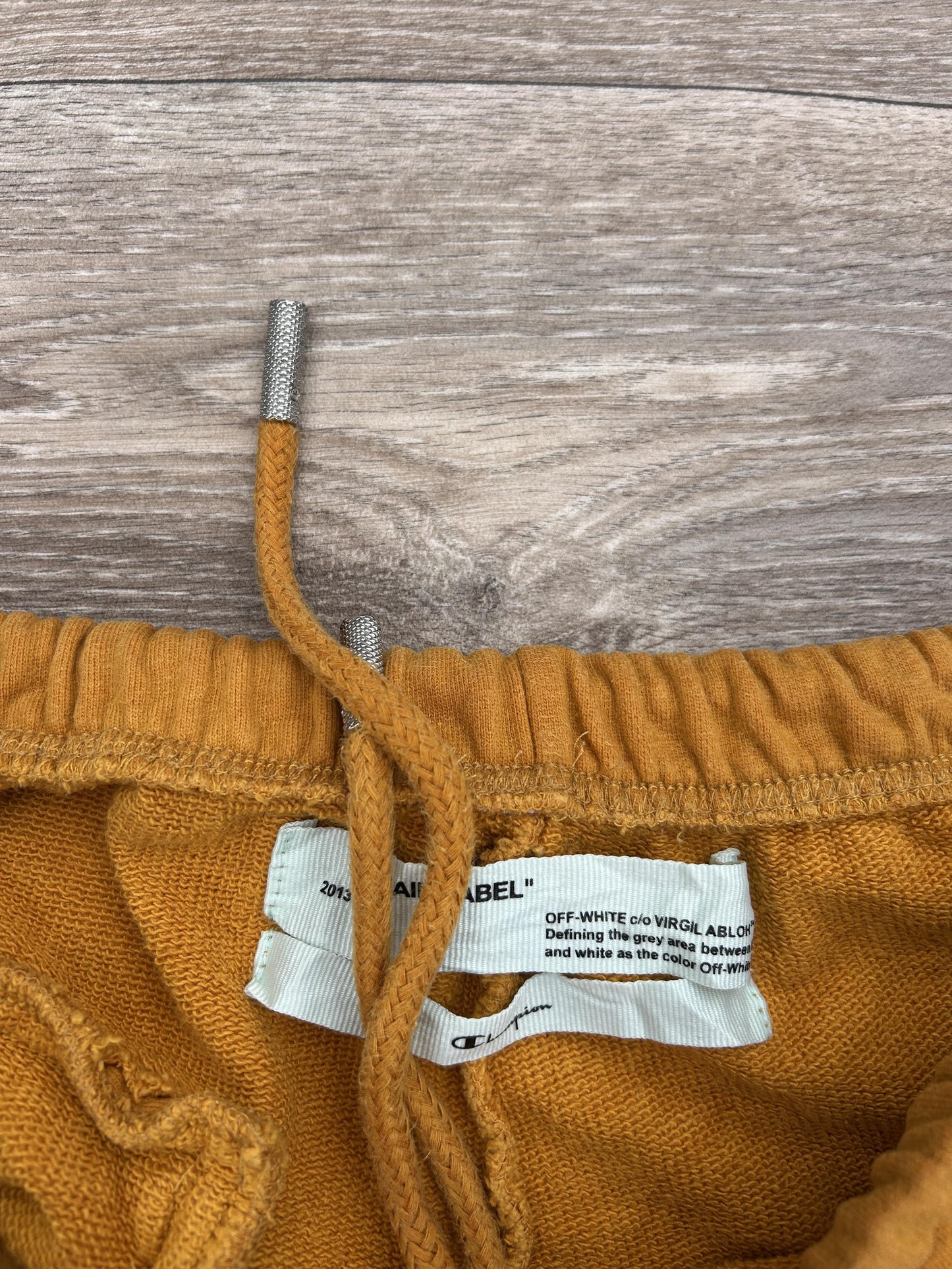 Off-White x Champion logo shorts